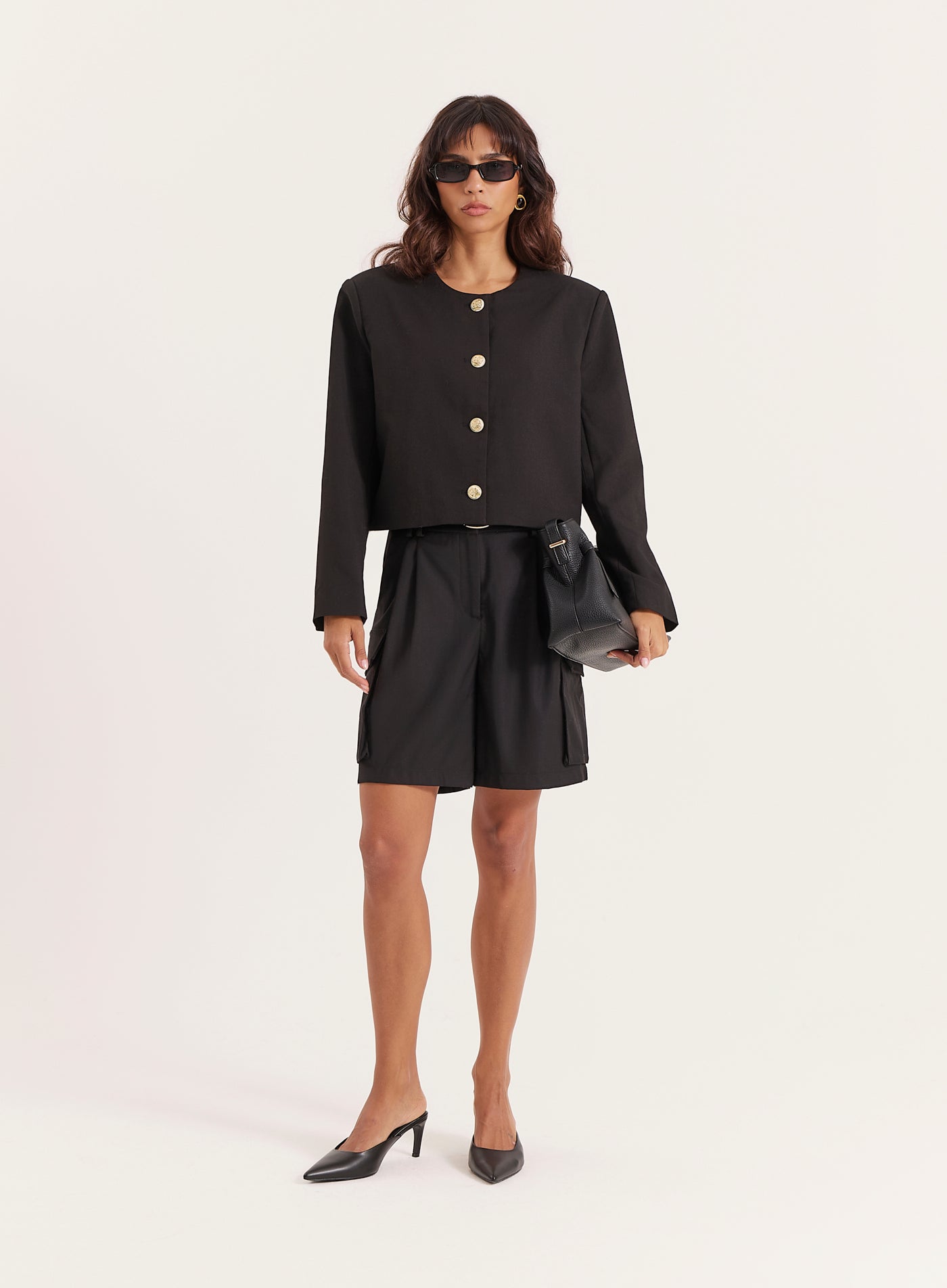 ESSAY Double Tailored Jacket　Black Tailored Jacket Black 917JAM1 – JULIUS OFFICIAL STORE