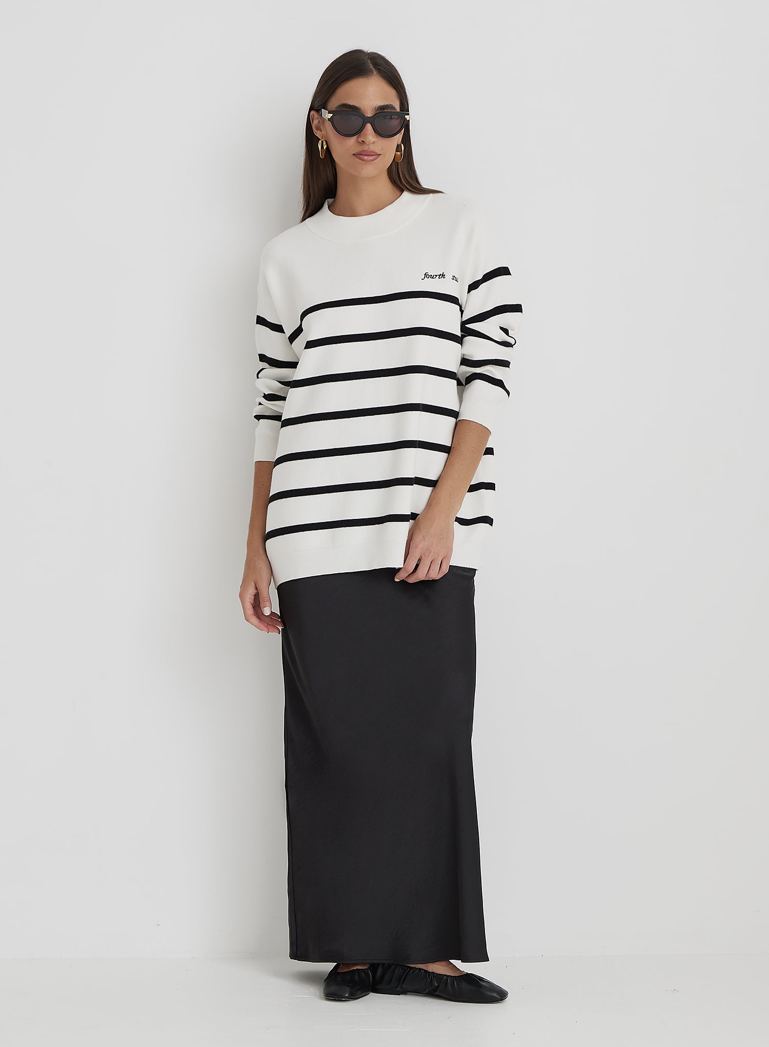 Raider striped shirt navy /cream