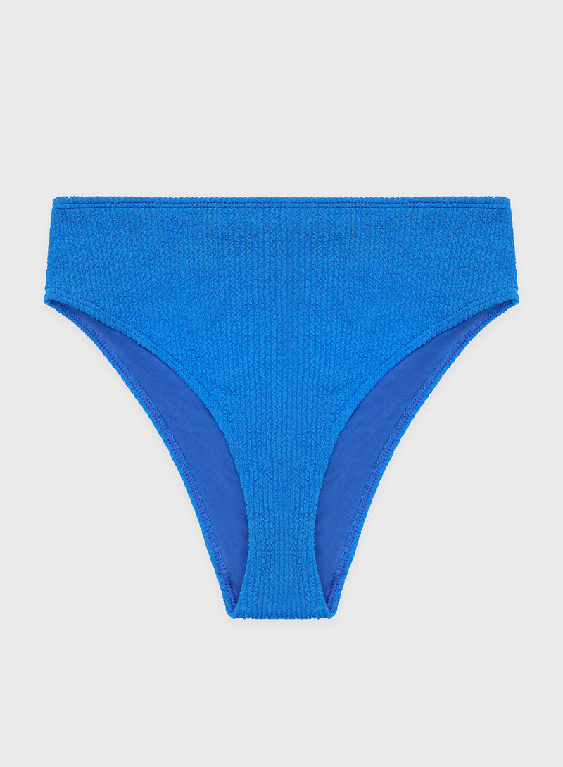 Blue High Waisted Bikini Bottom – Kylah