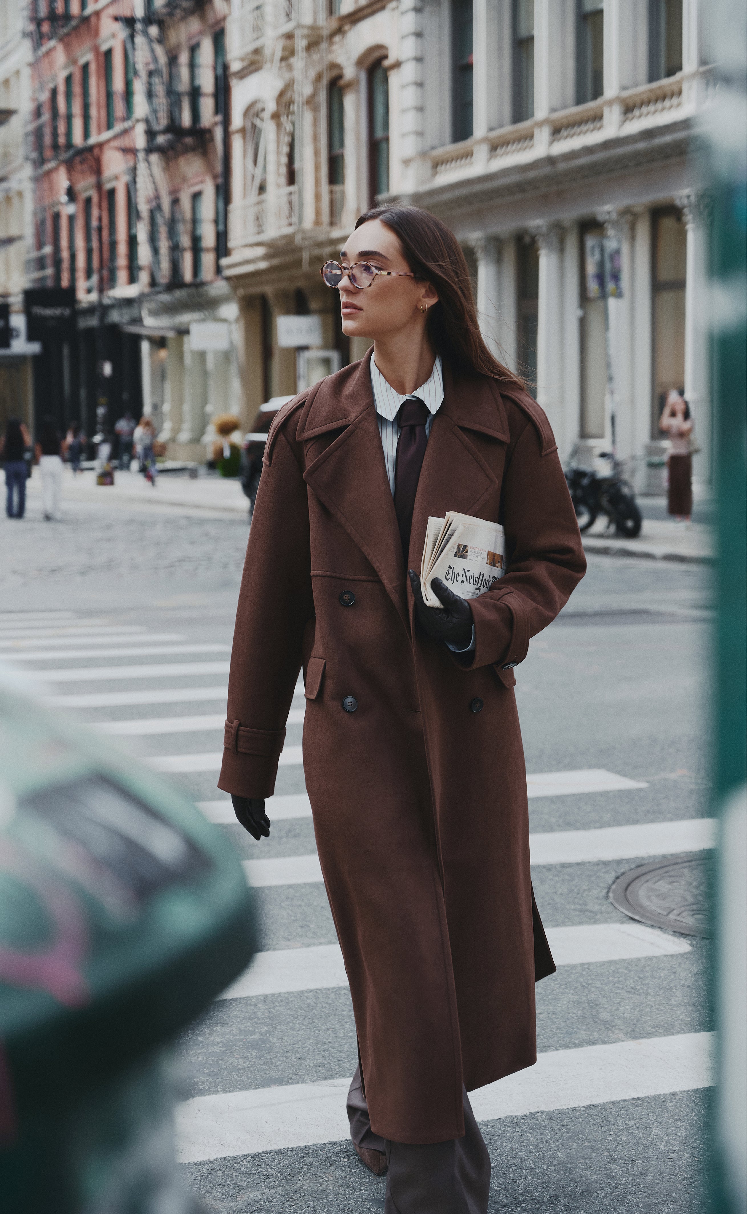 Women's | Espresso Fourth Studio Oversized Sweatshirt | Sera