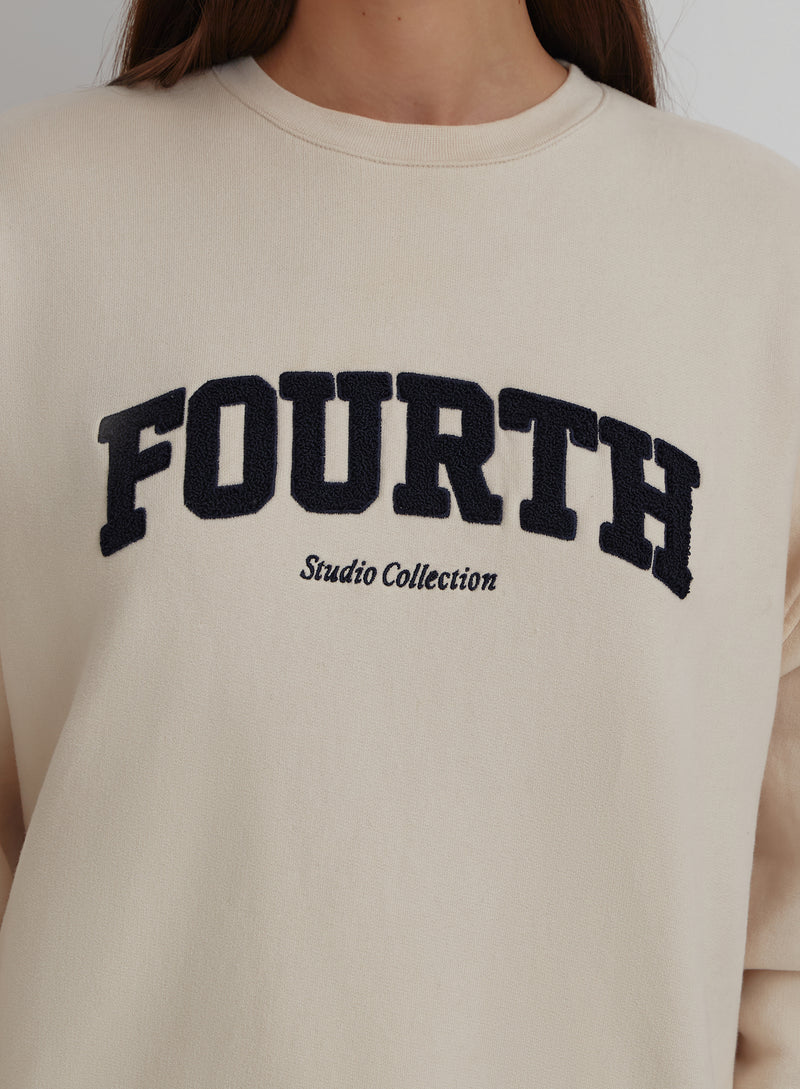 Cream Fourth Studio Sweatshirt - Ferne