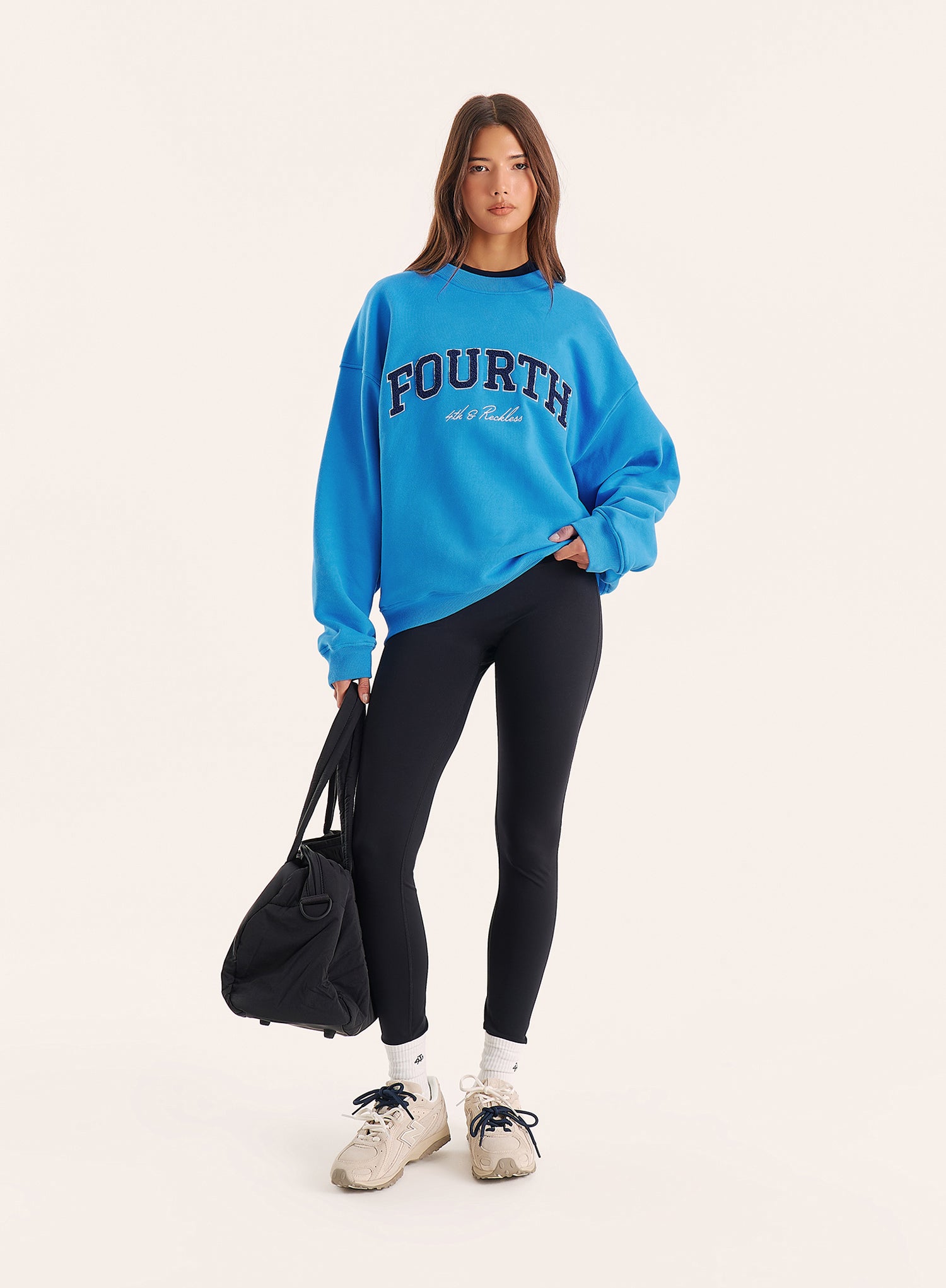Bright Blue Fourth Branded Sweatshirt