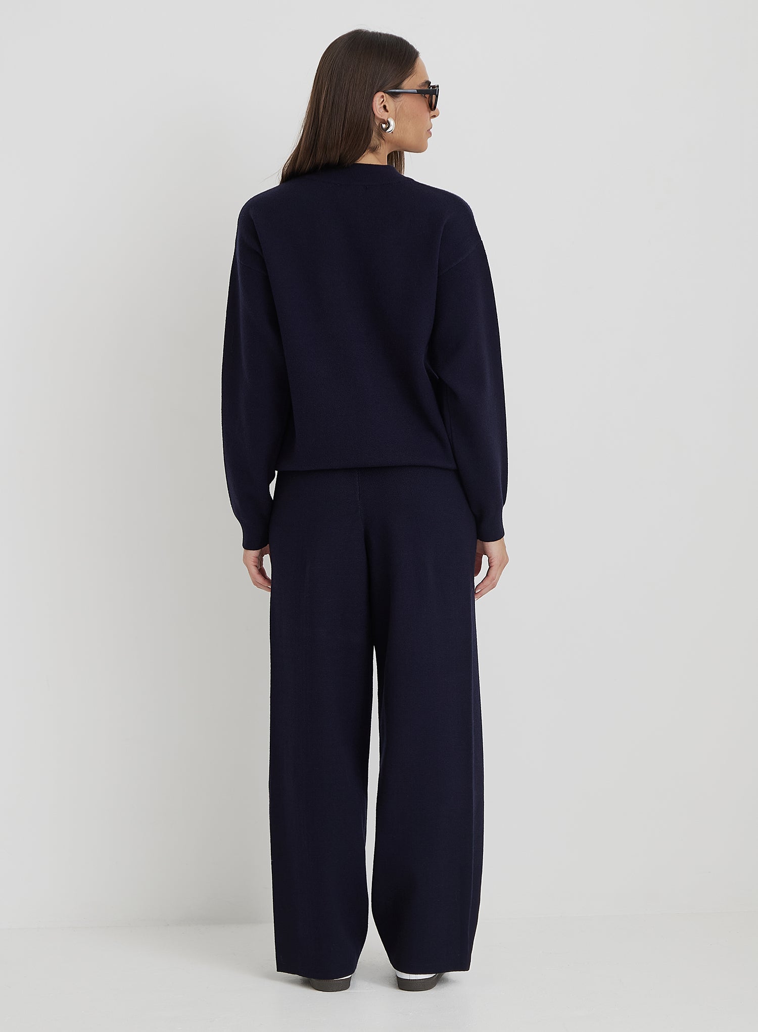 Women s Navy Knitted Fourth Jumper Avery 4th Reckless women-s-navy-knitted-fourth-jumper-avery-4th-reckless