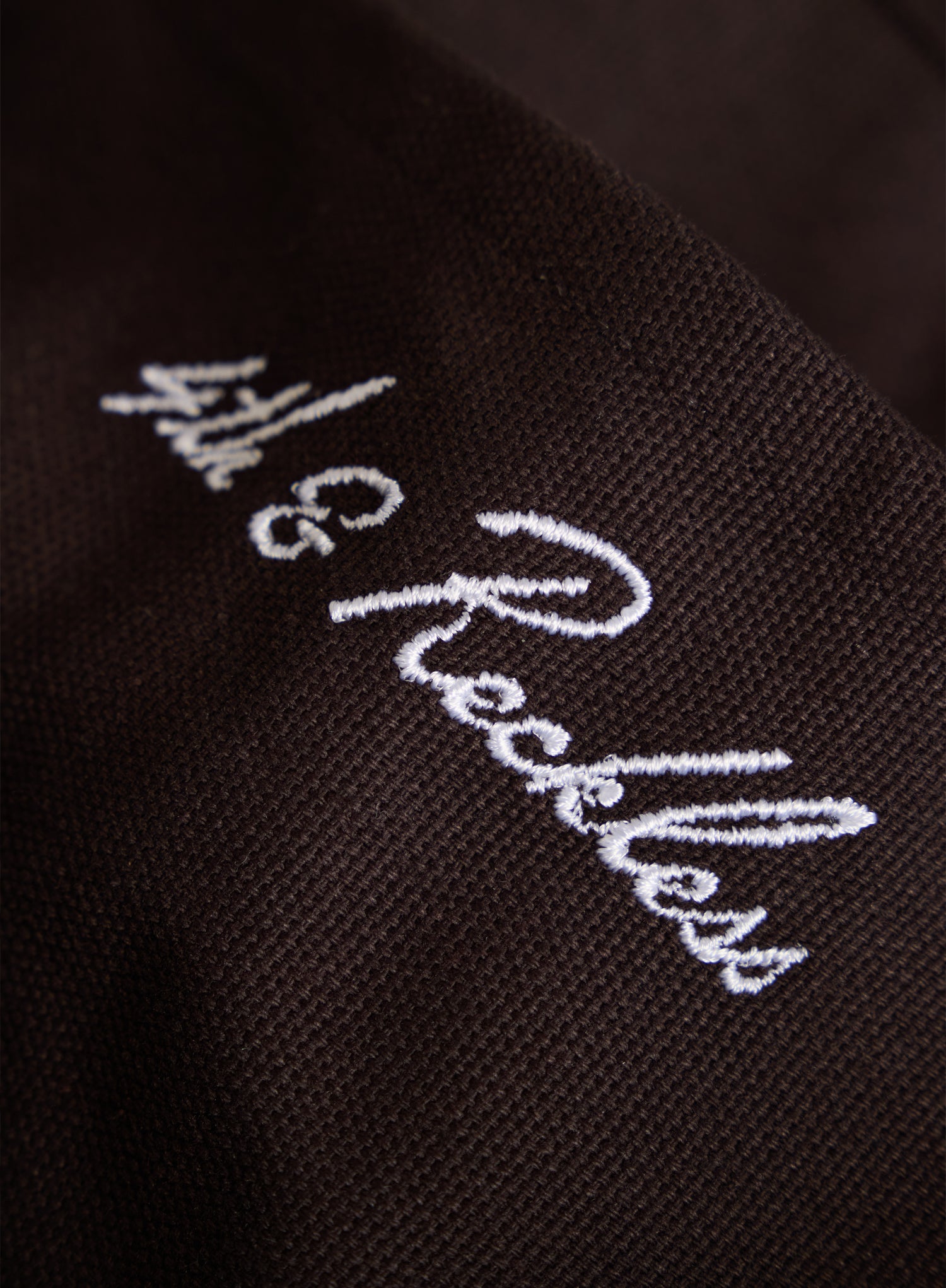 Chocolate Contrast Slogan Tote Bag