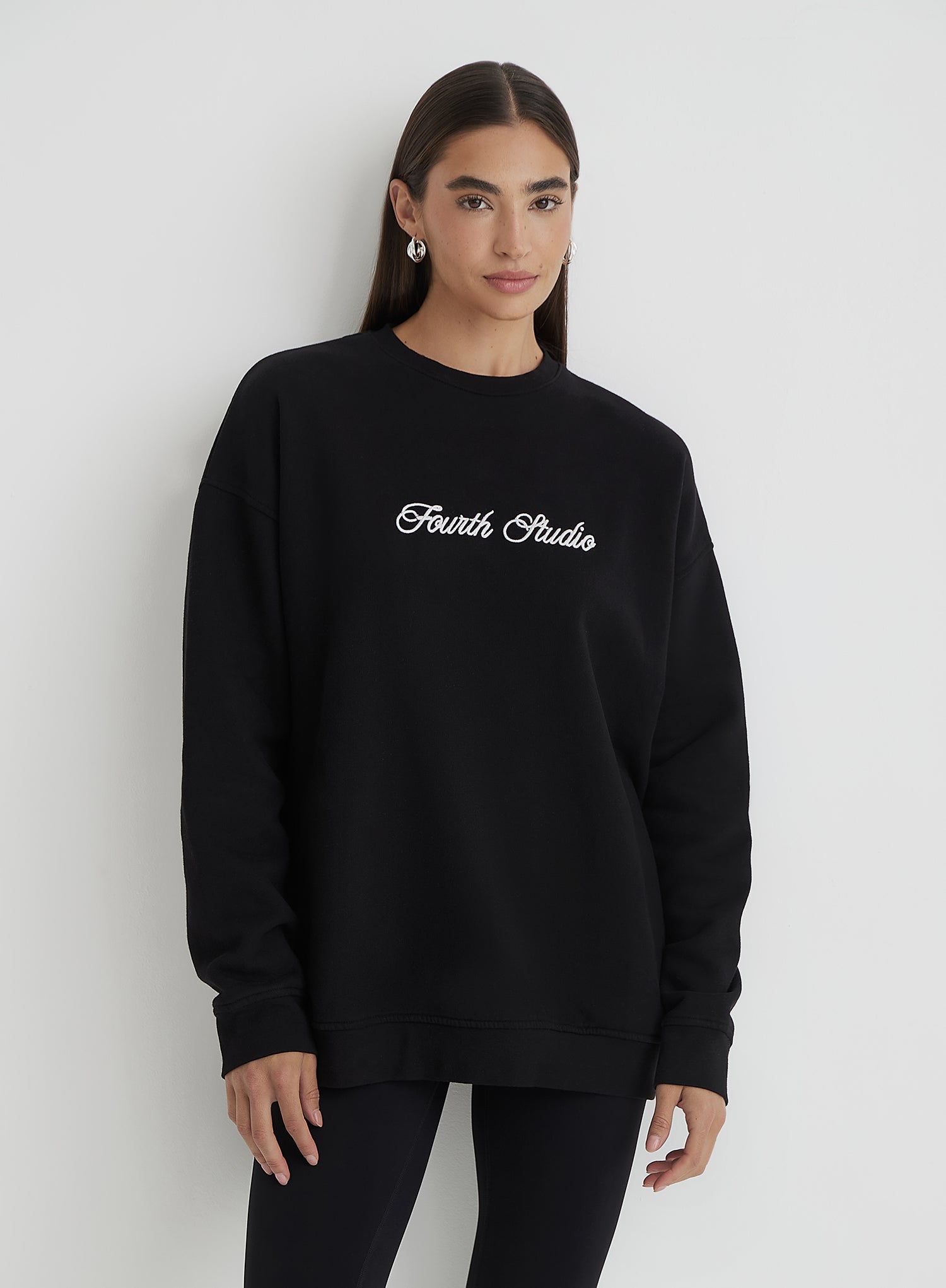 Washed Black Fourth Studio Oversized Sweatshirt - Gigi