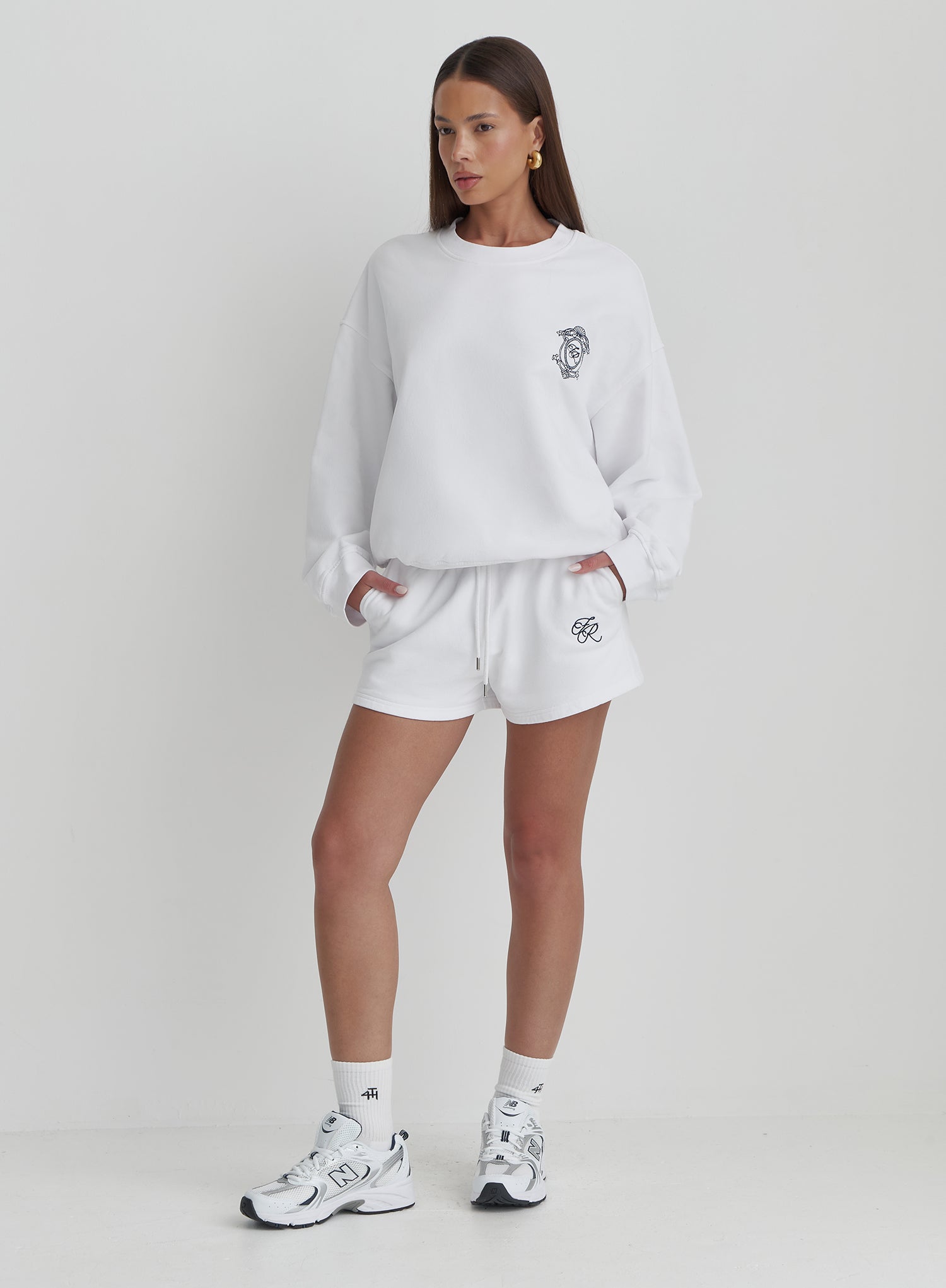 Cream Monte Carlo Oversized Sweatshirt- Leone