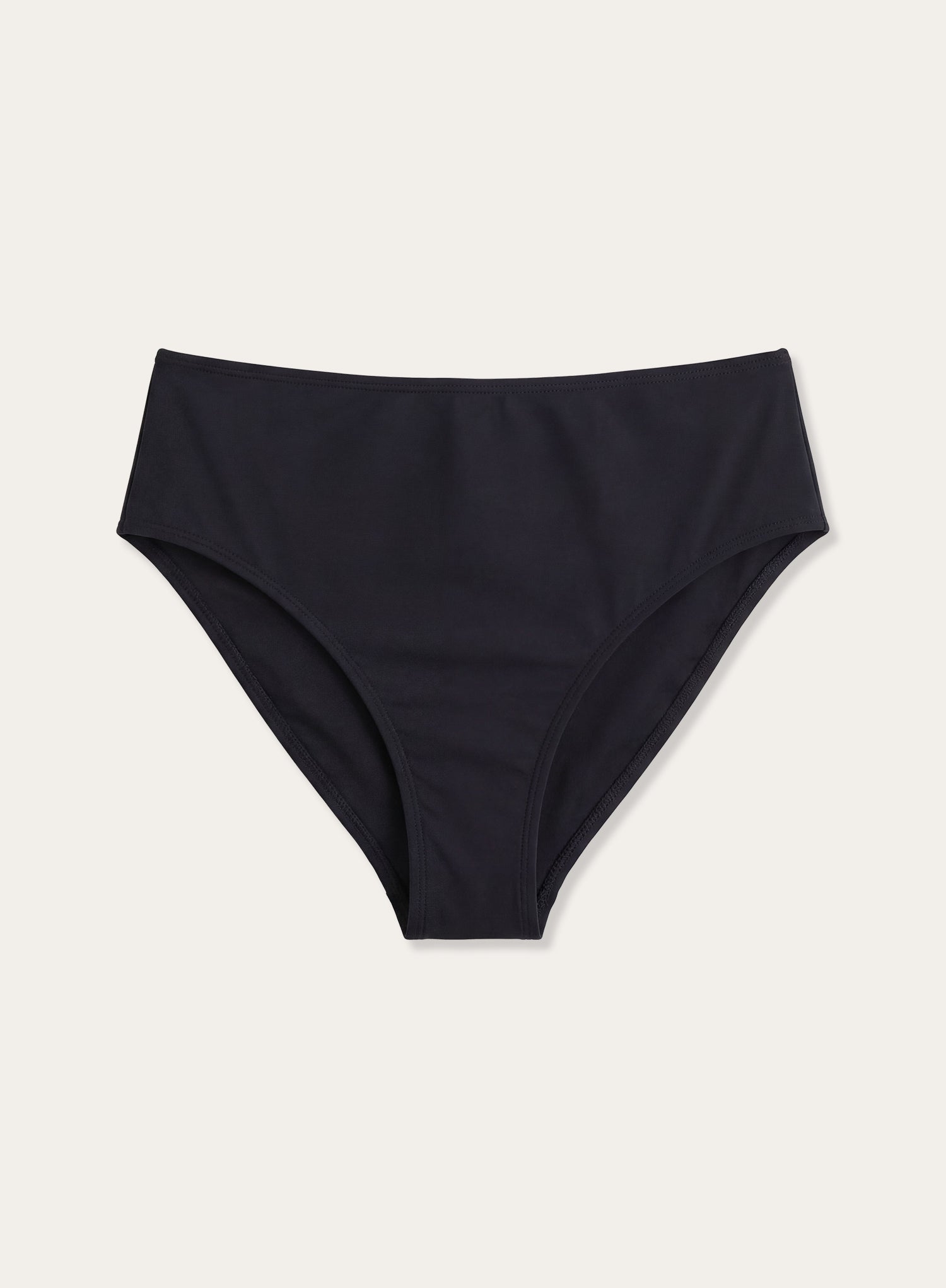 Black High Waisted Bikini Bottom
