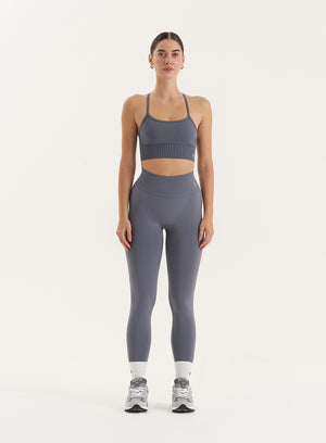 Grey Sculpting Seamless Gym Leggings- Tyler