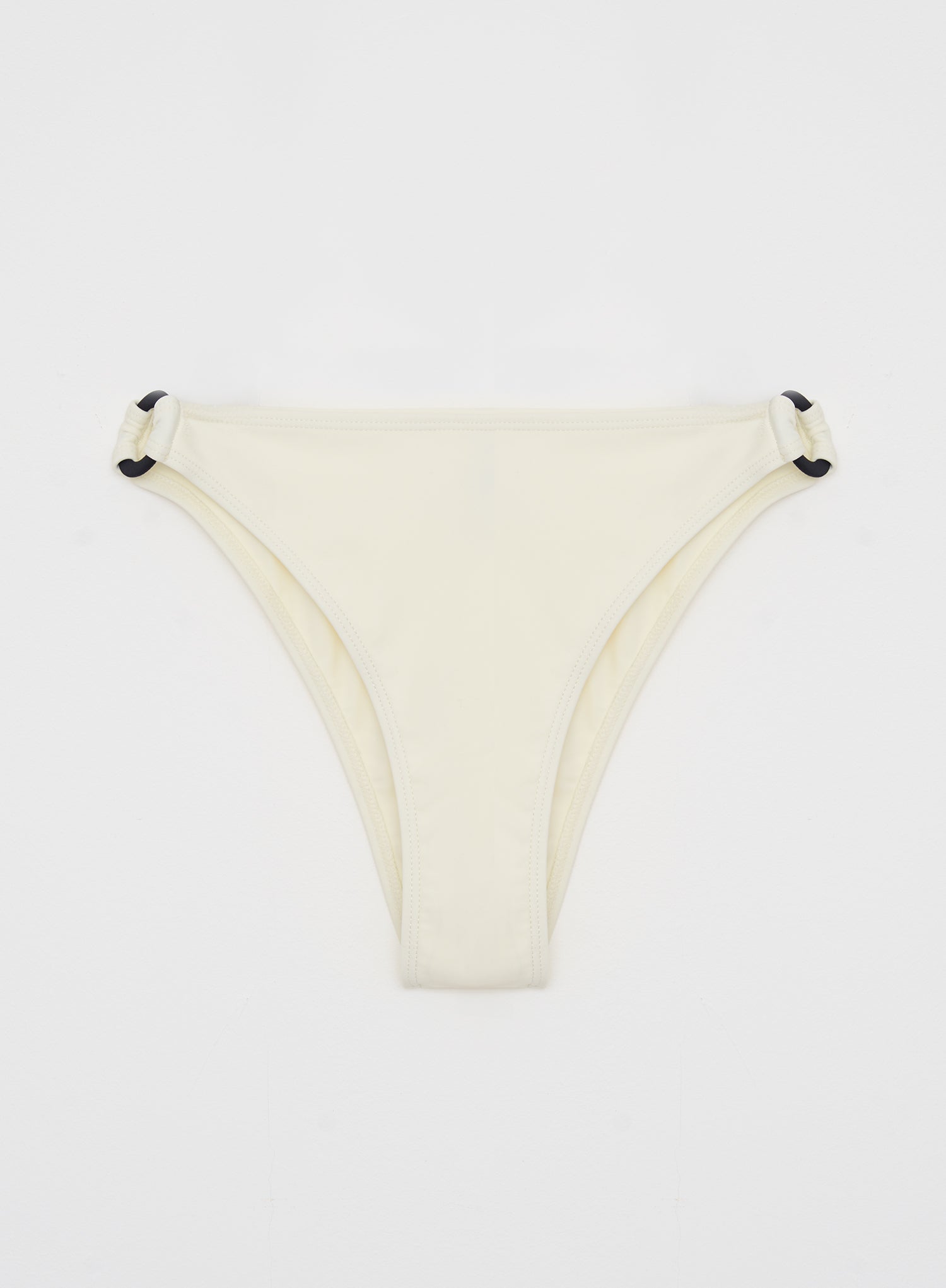 Cream Ring High Leg Bikini Bottom- Coco