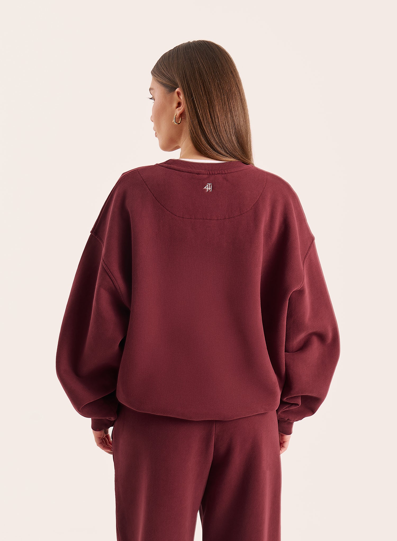 Burgundy Fourth Branded Sweatshirt