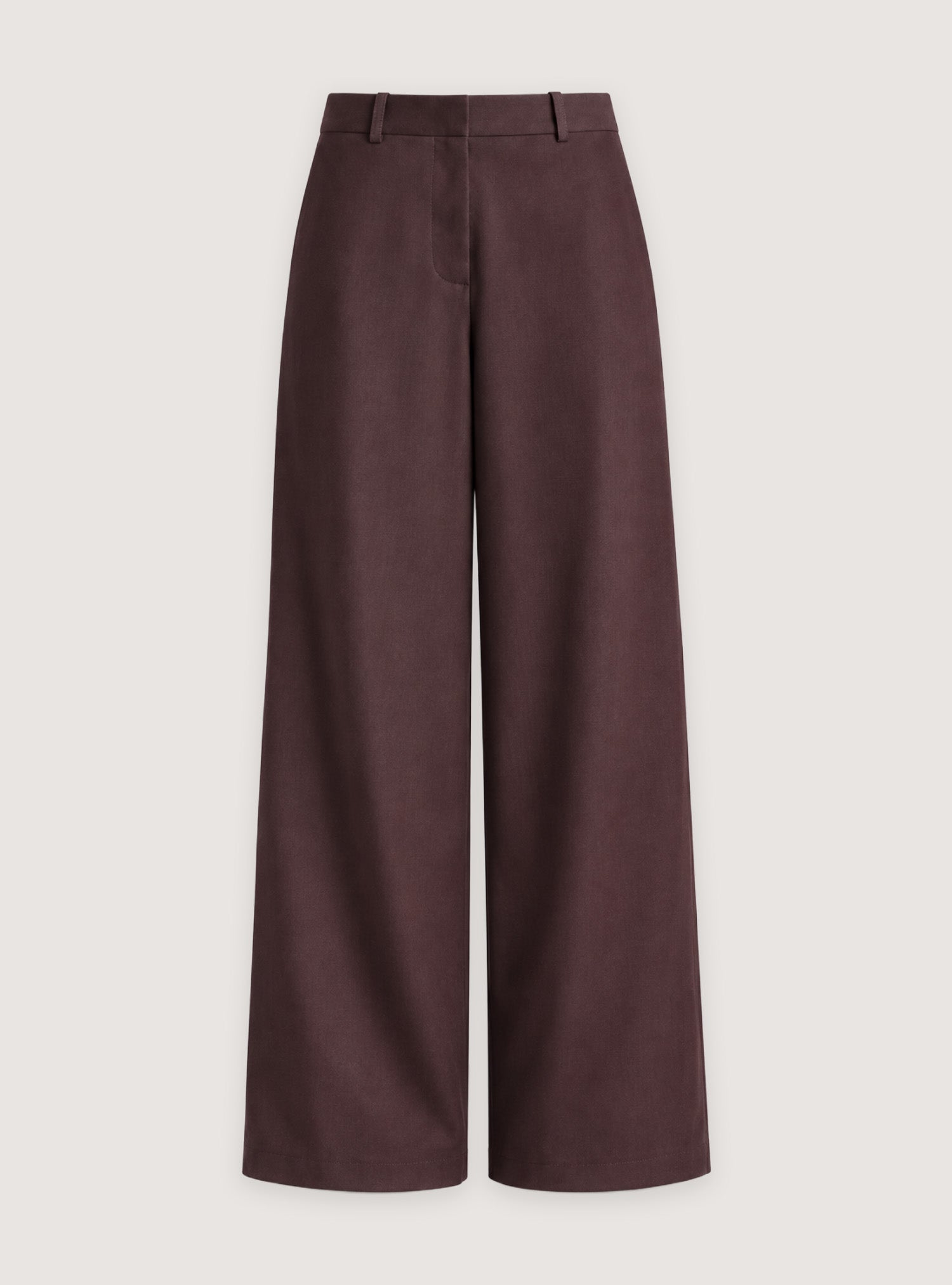 Plum Tailored Wide Leg Trousers