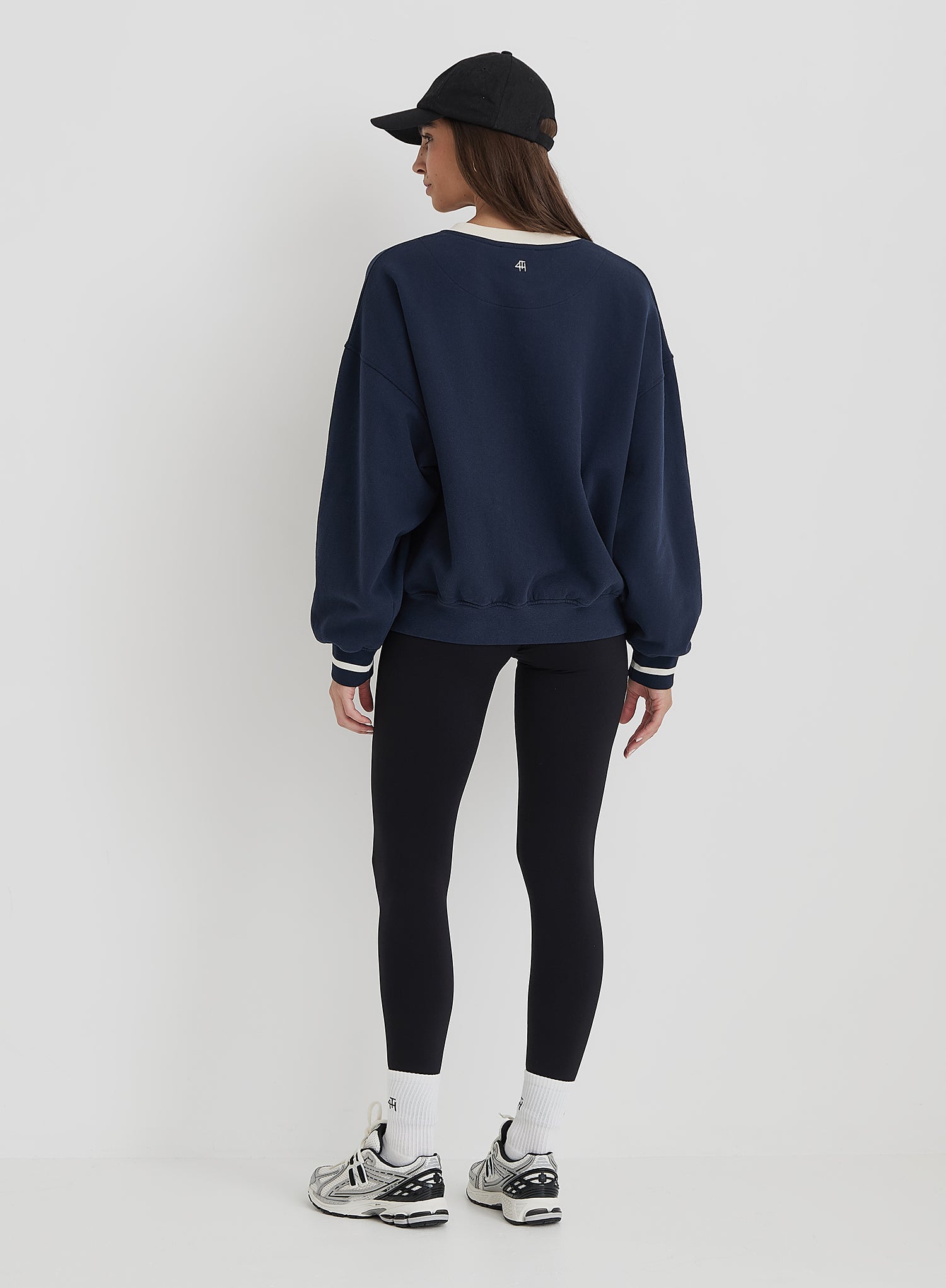 Navy Fourth Studio Relaxed Oversized Sweatshirt- Davis