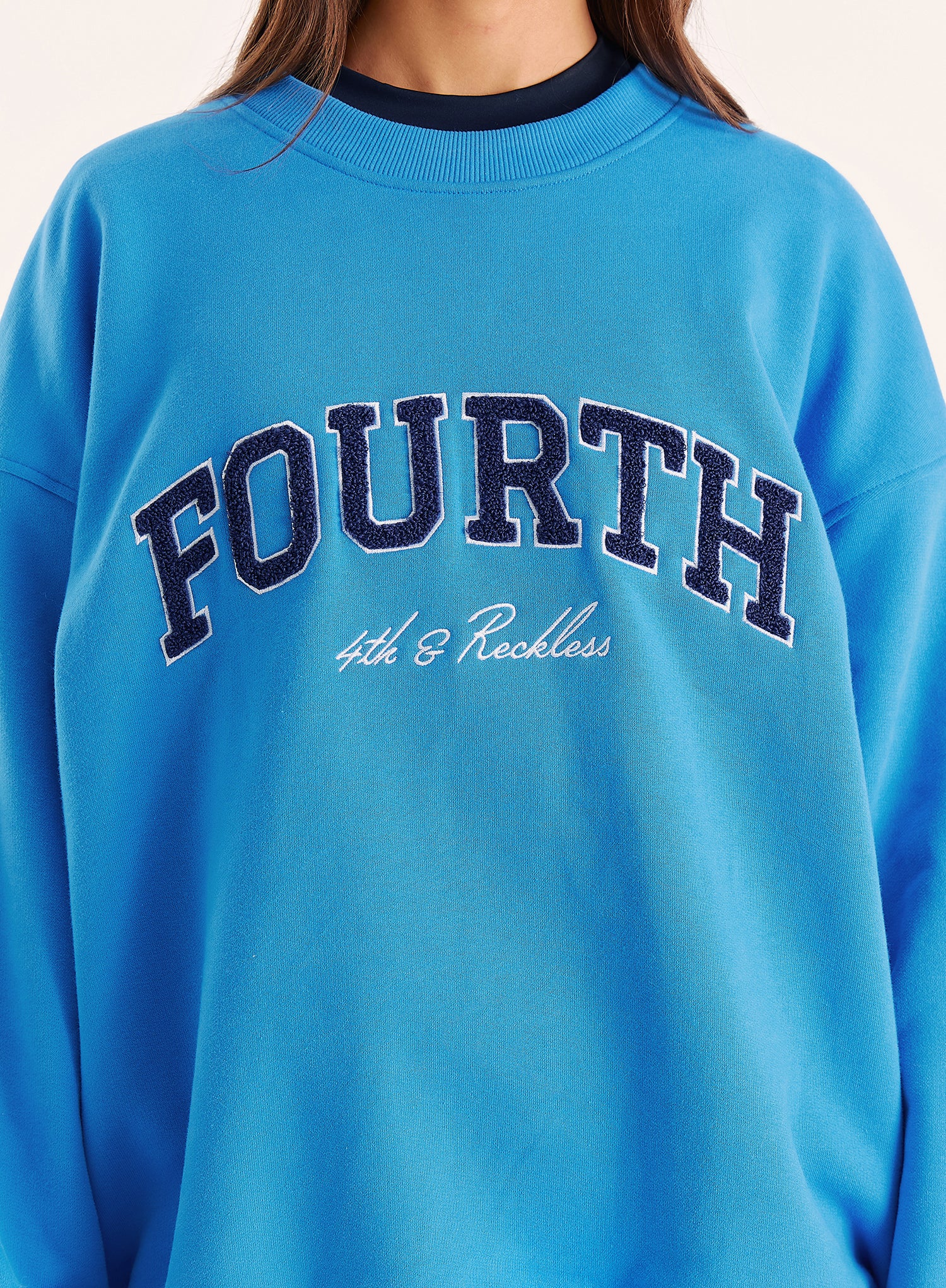 Bright Blue Fourth Branded Sweatshirt