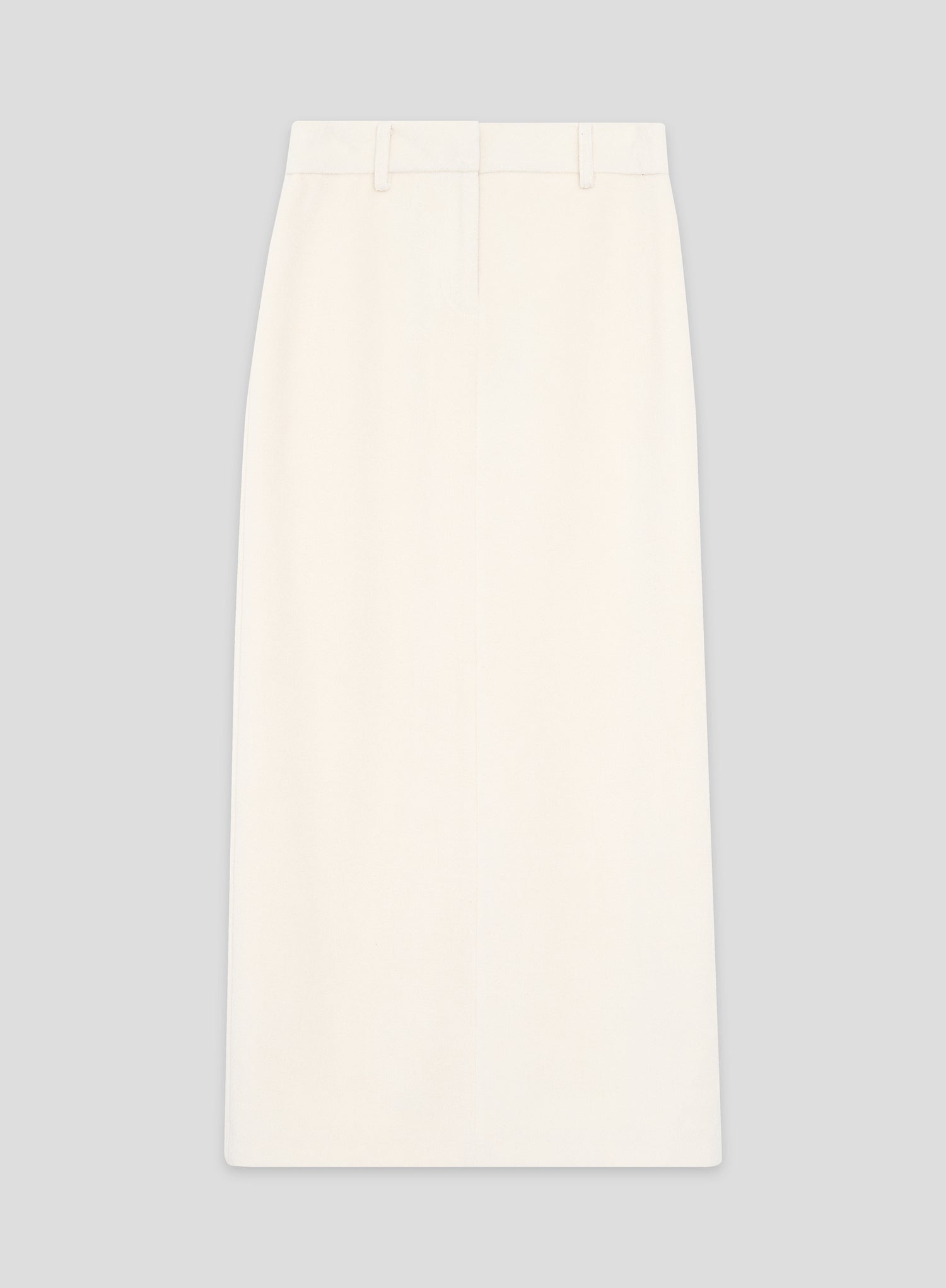 Cream Column Maxi Skirt- Shelly