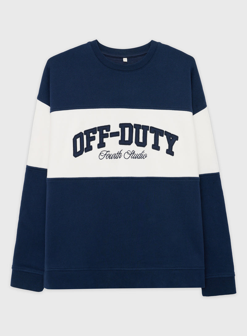 Navy Fourth Studio Off Duty Sweatshirt – Parker