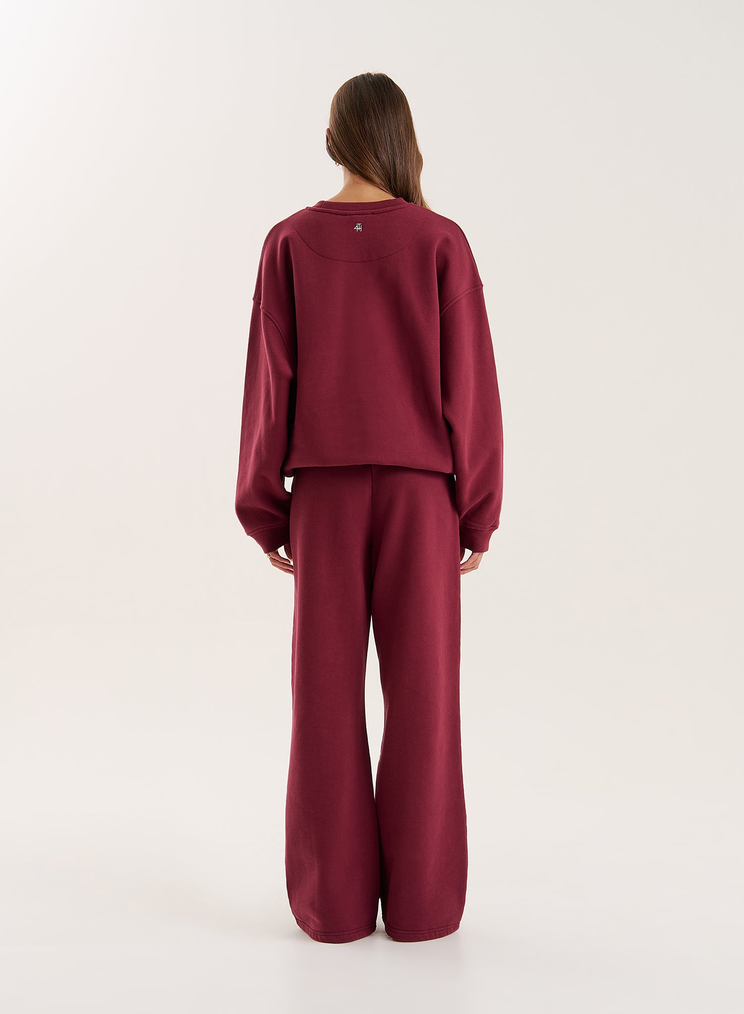 Burgundy Fourth Embroidered Branded Sweatshirt