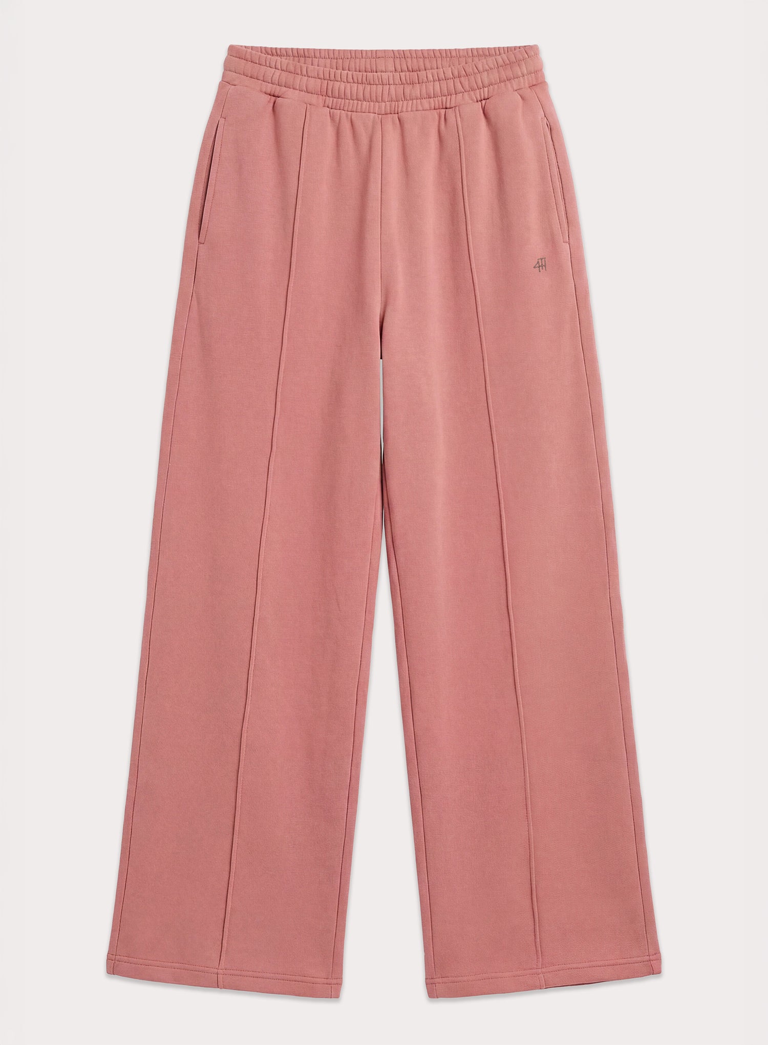 Pink 4th Wide Leg Branded Joggers