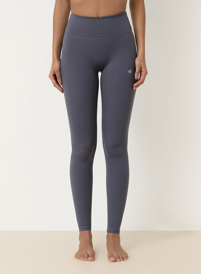 Slate Blue Fourth High Waisted Legging- Elessia