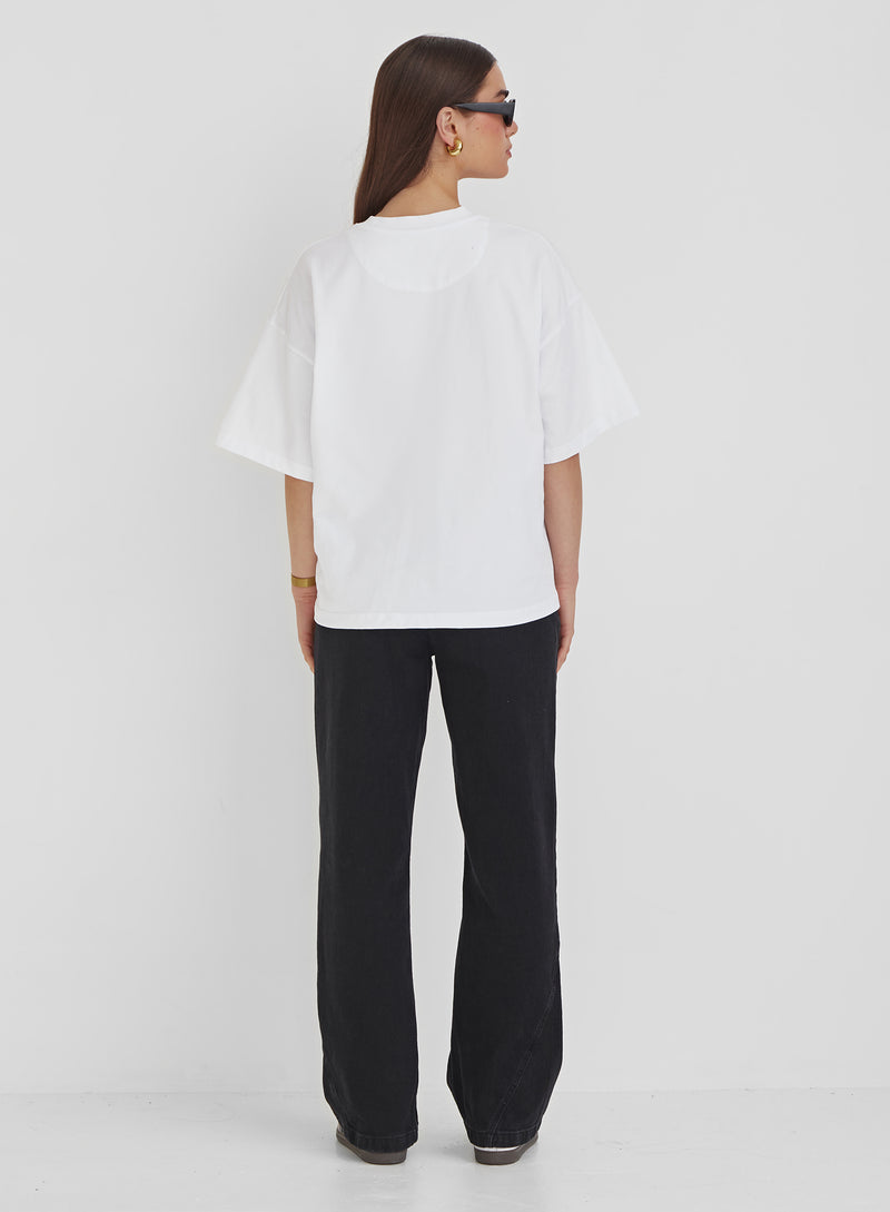 White New York T-shirt- Macy
