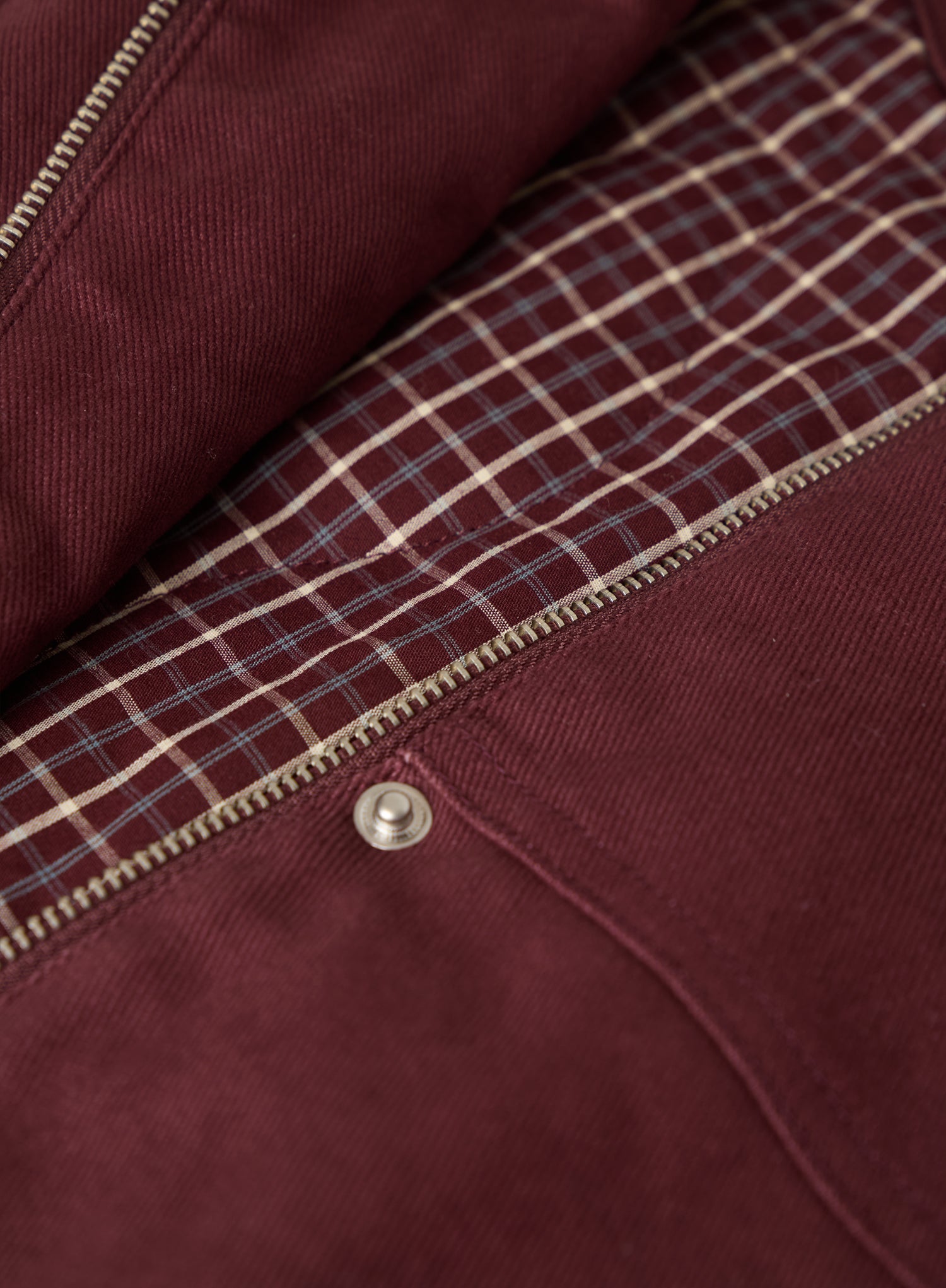 Burgundy Front Pocket Barn Shacket