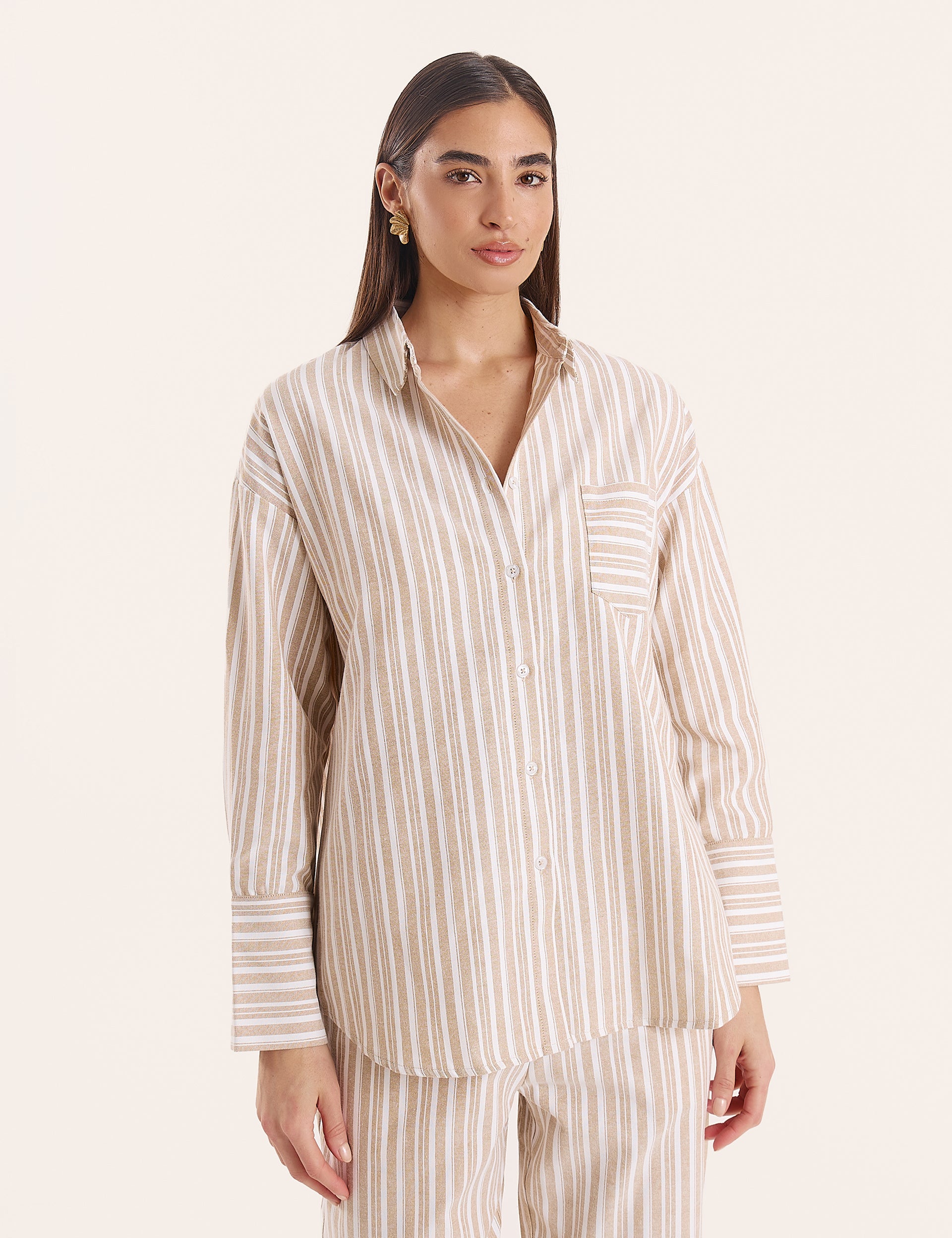 Stripe Oversized Shirt