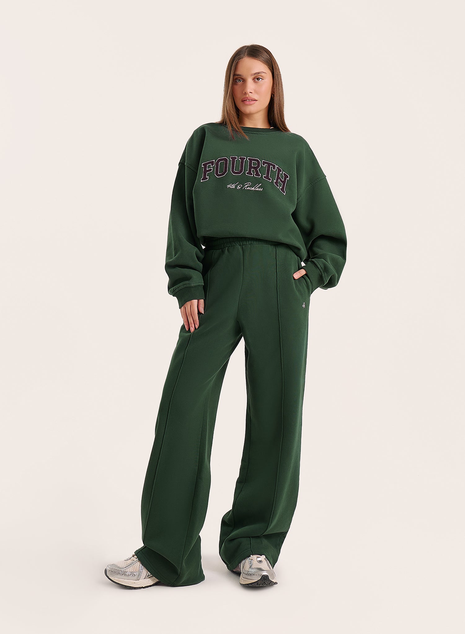 Green Fourth Branded Sweatshirt