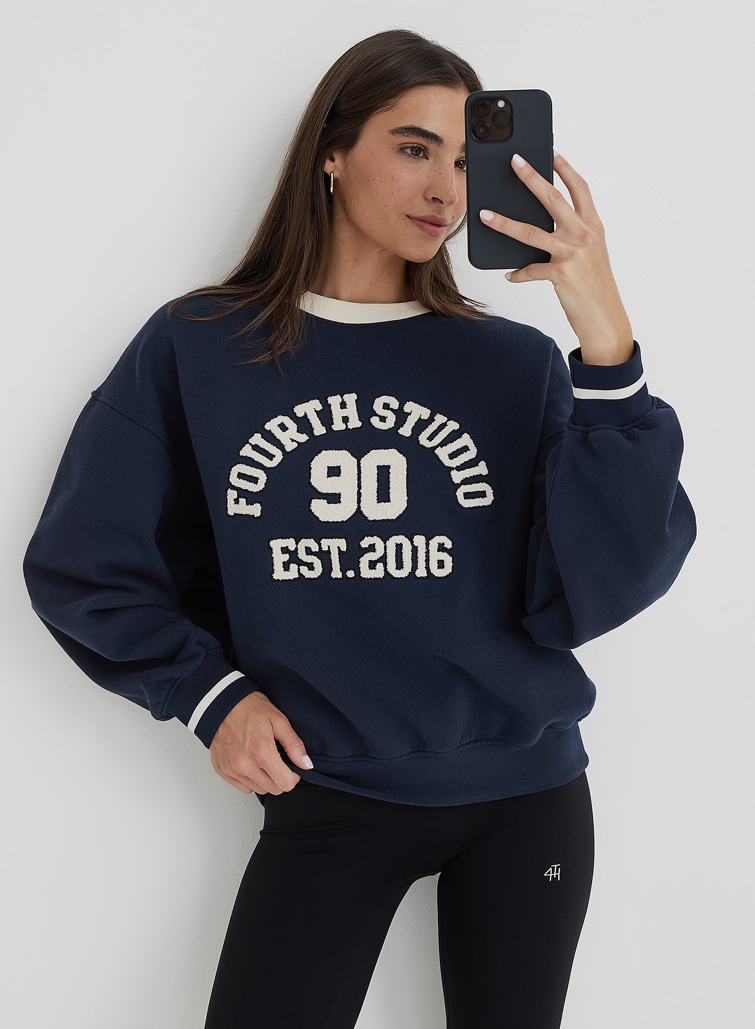 Navy Fourth Studio Relaxed Oversized Sweatshirt- Davis