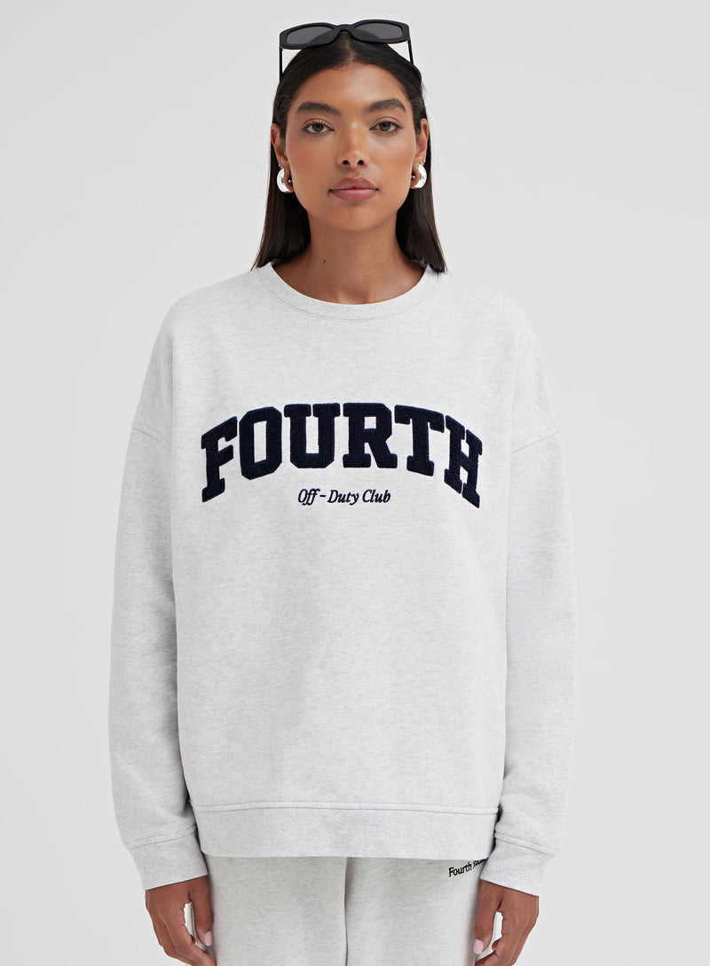 Women's Grey Fourth Studio Oversized Sweatshirt | Ferne | 4th 