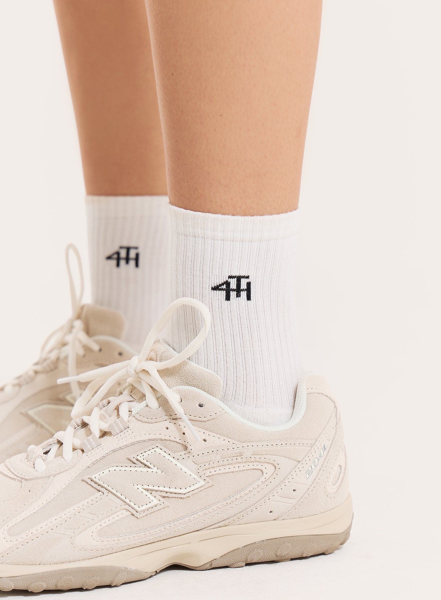 White Multipack 4th Branded Socks