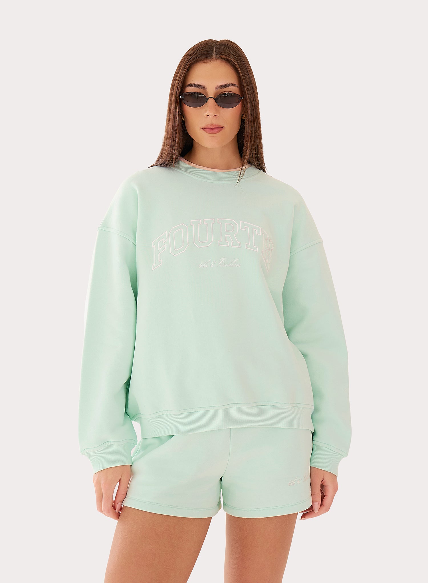 Mint Green Fourth Branded Sweatshirt