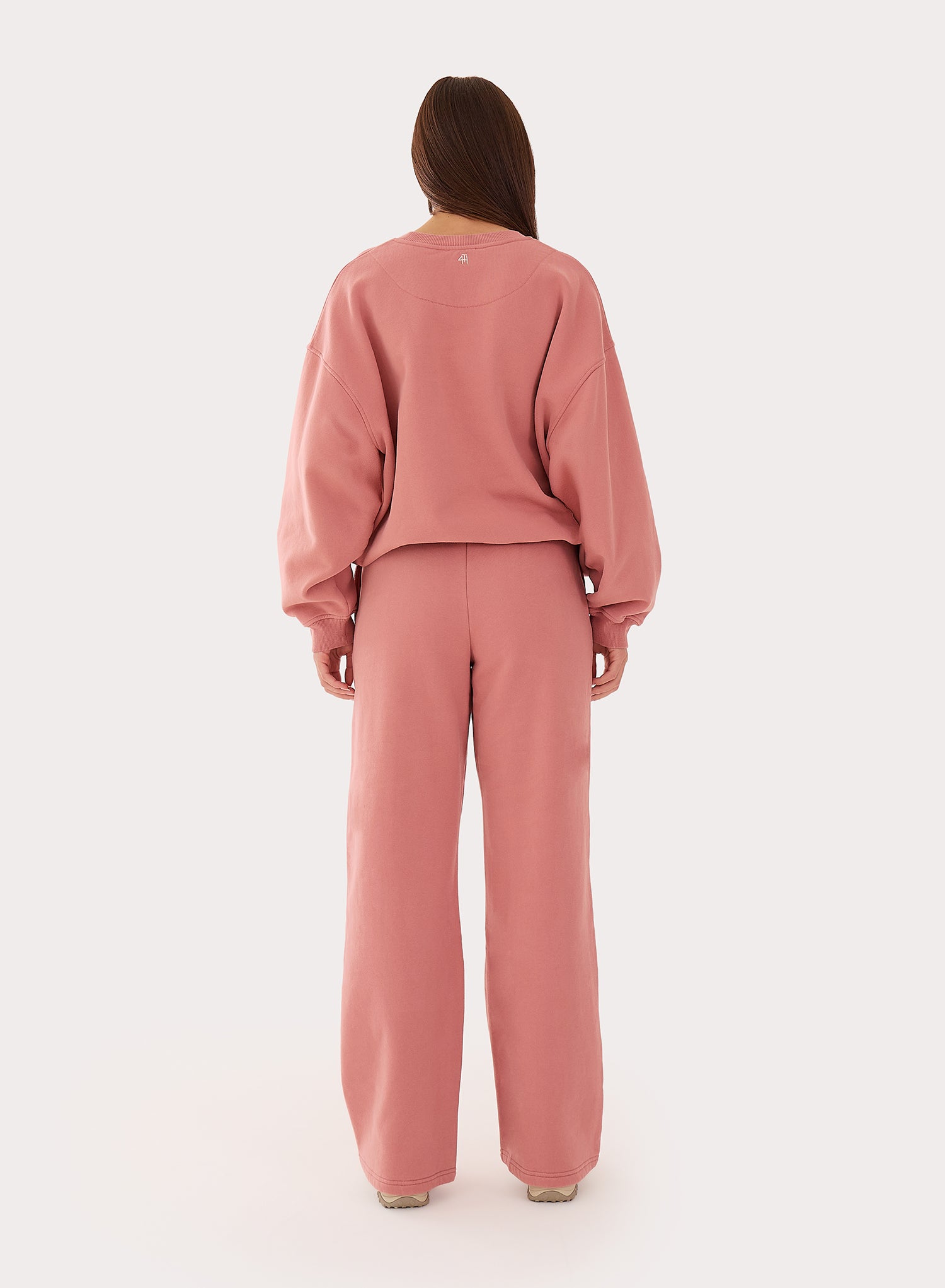 Pink 4th Wide Leg Branded Joggers