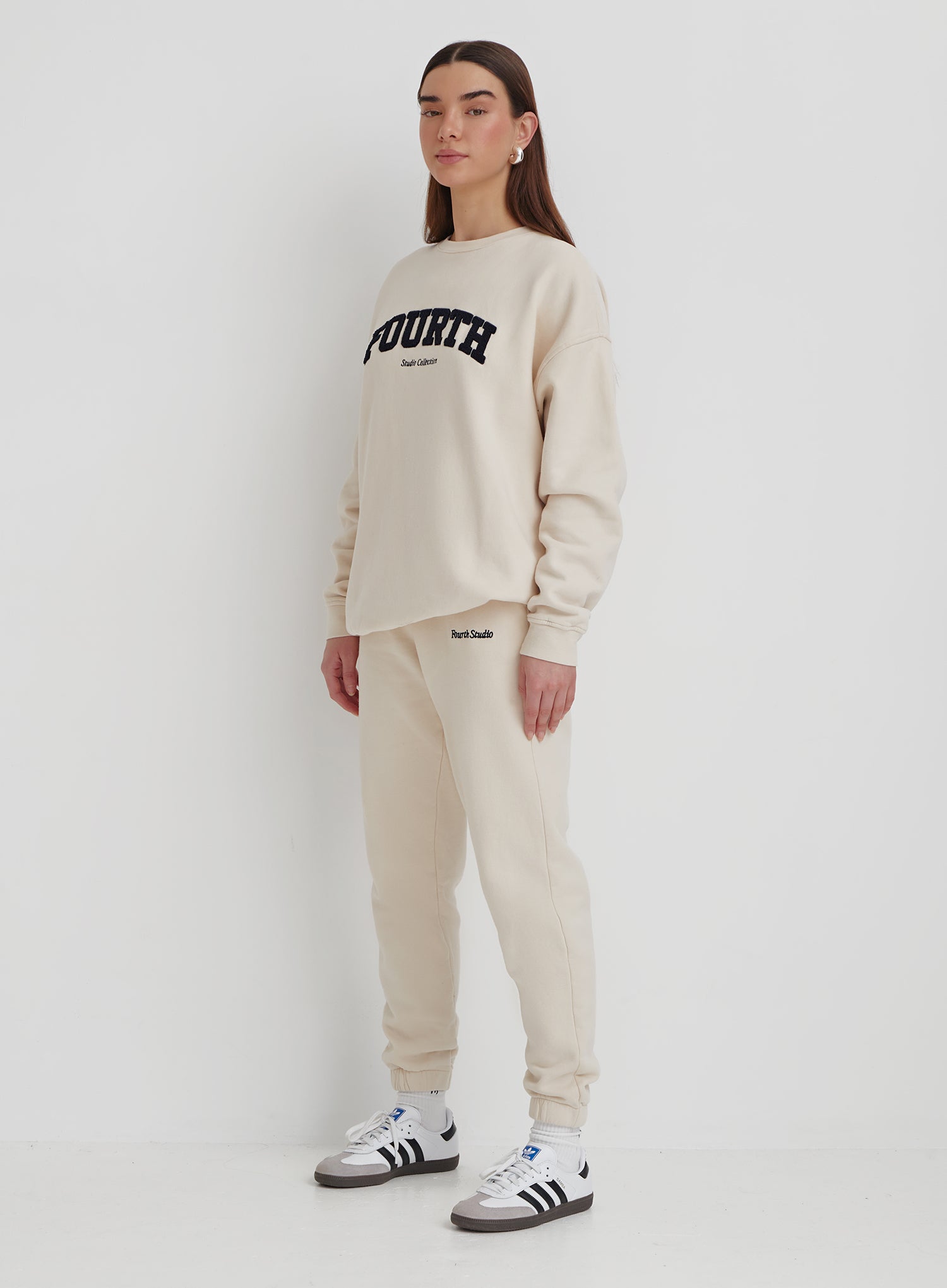 Cream Fourth Studio Joggers - Ferne