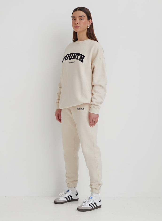 Cream Fourth Studio Joggers - Ferne