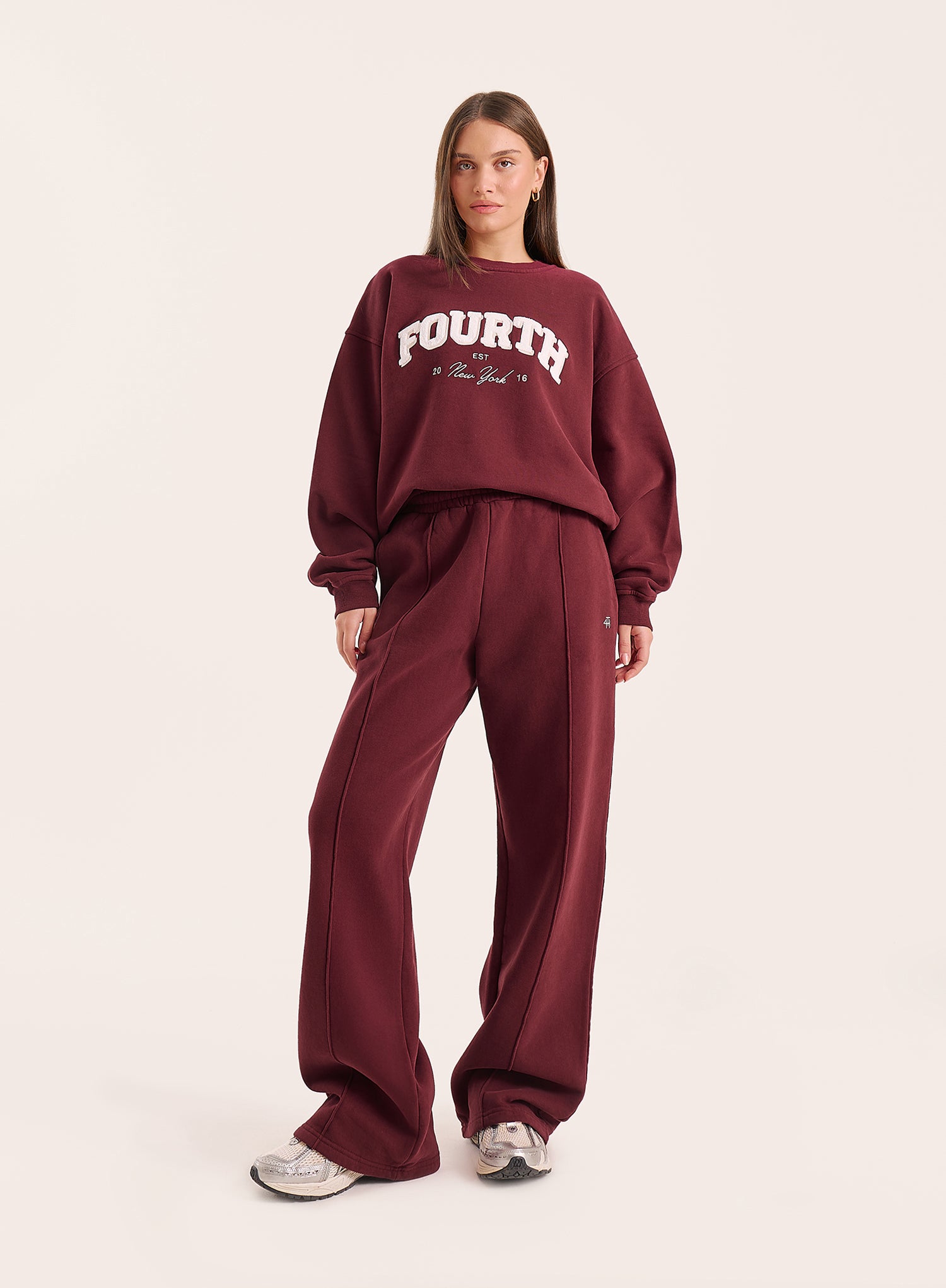 Burgundy Fourth Branded Sweatshirt