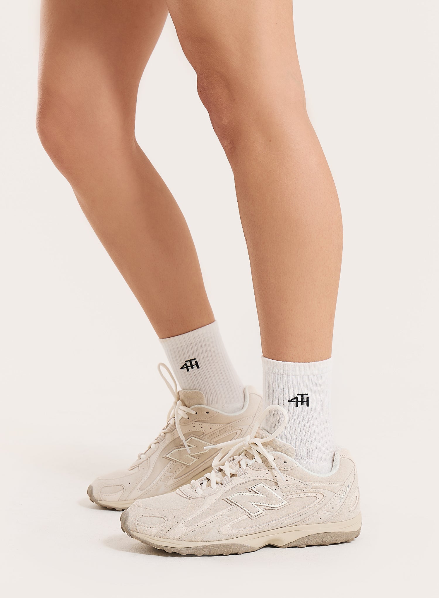 White Multipack 4th Branded Socks
