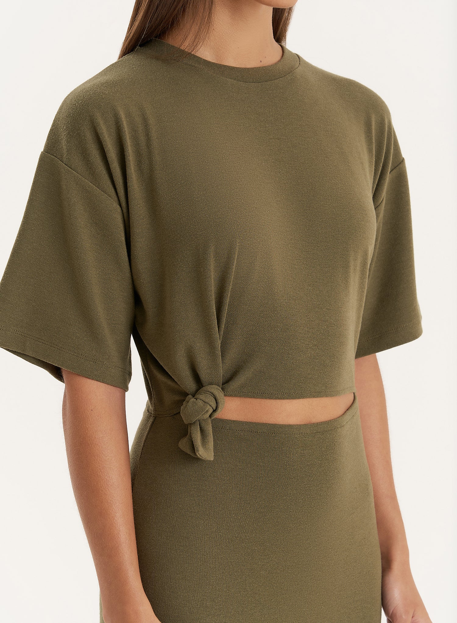 Olive Cut Out Maxi Dress- Summer