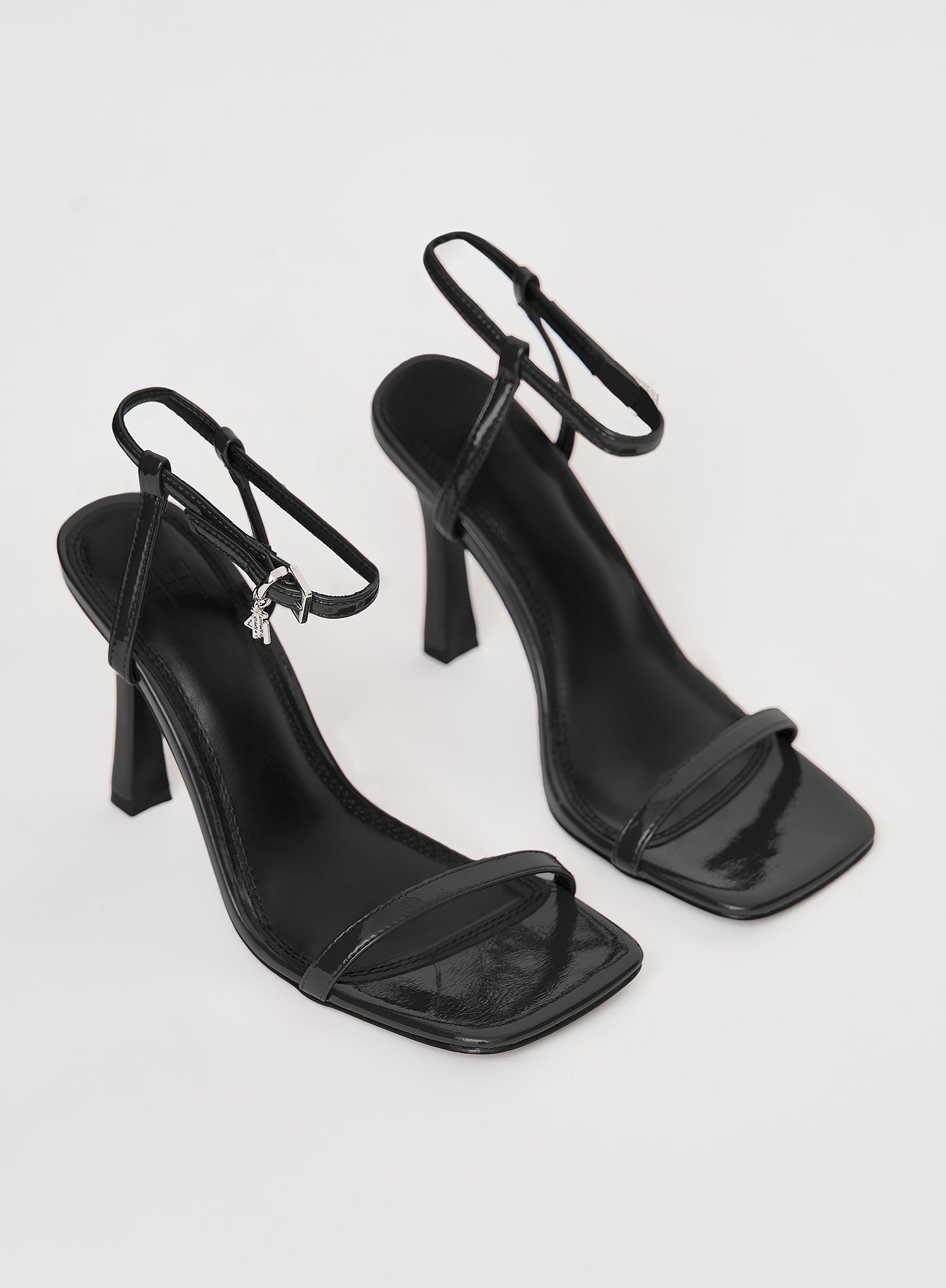 Patent strappy heels on sale