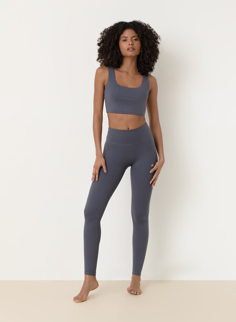 Slate Blue Fourth Crop Top- Elessia