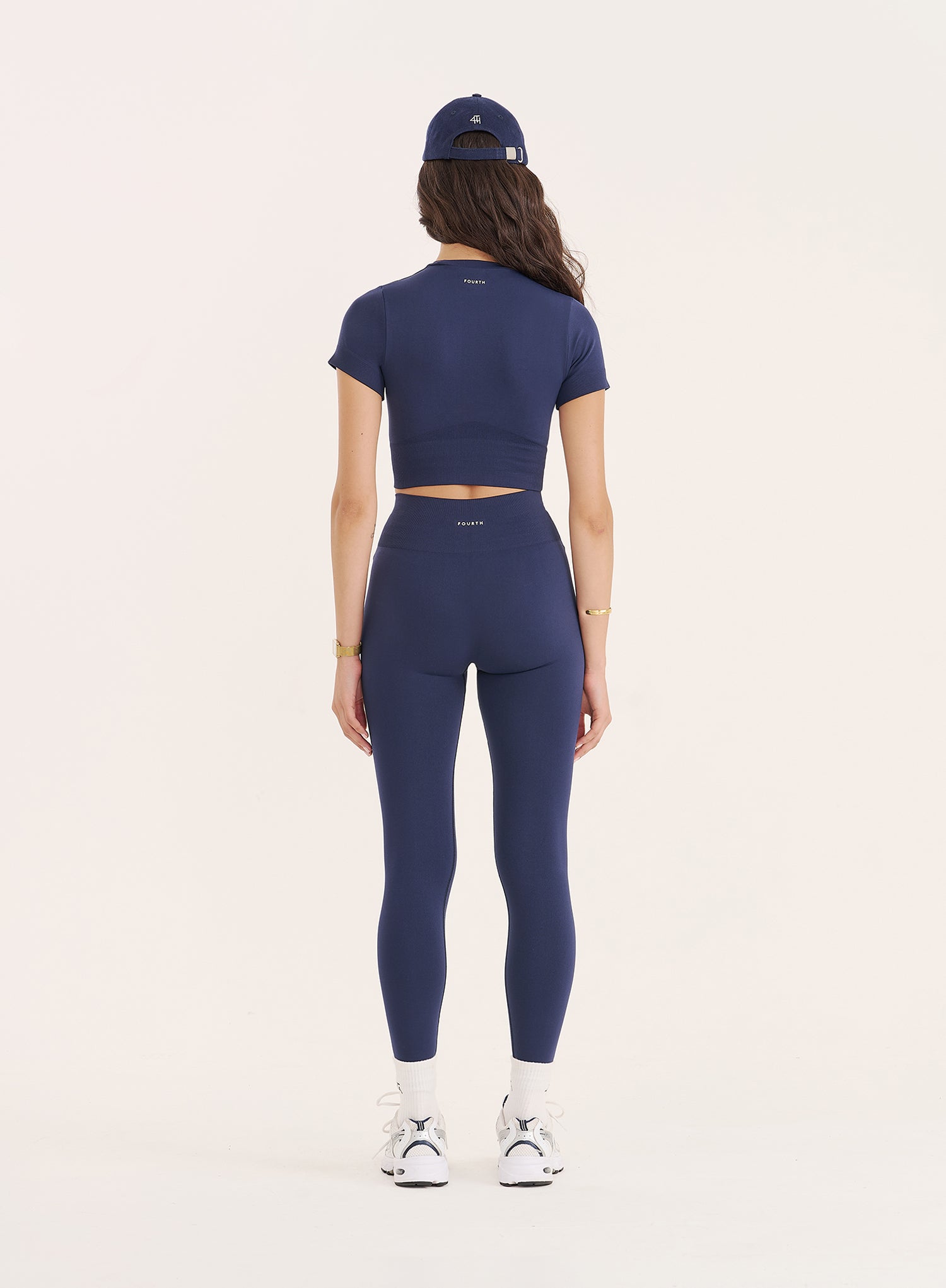 Navy Sculpting Seamless Gym Leggings