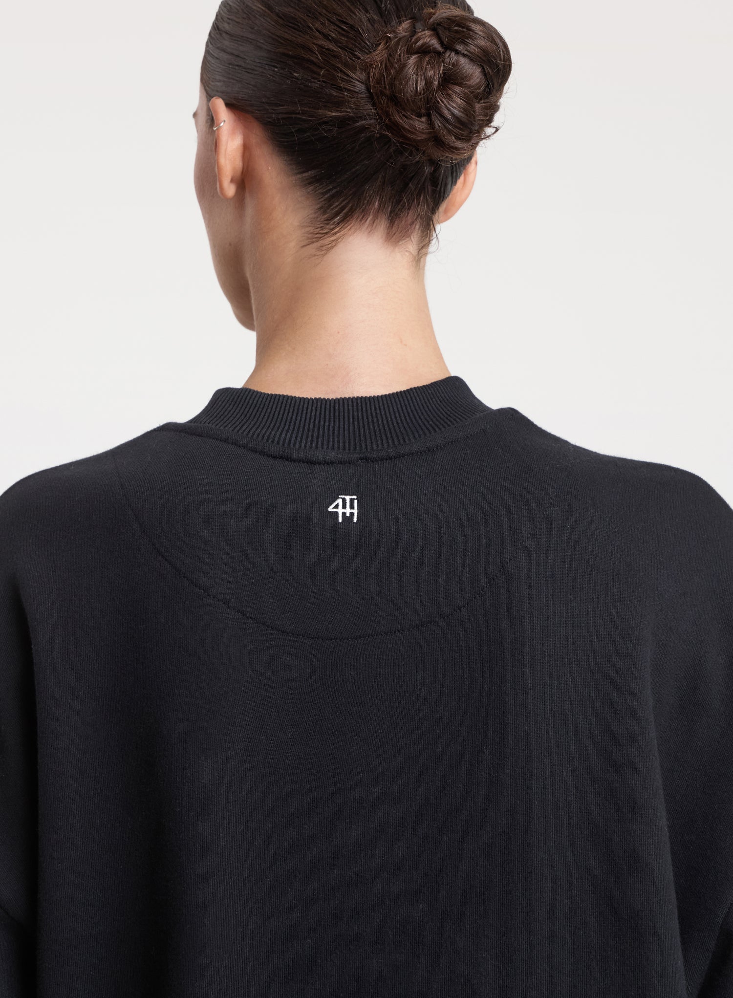 Black Printed Fourth Branded Sweatshirt