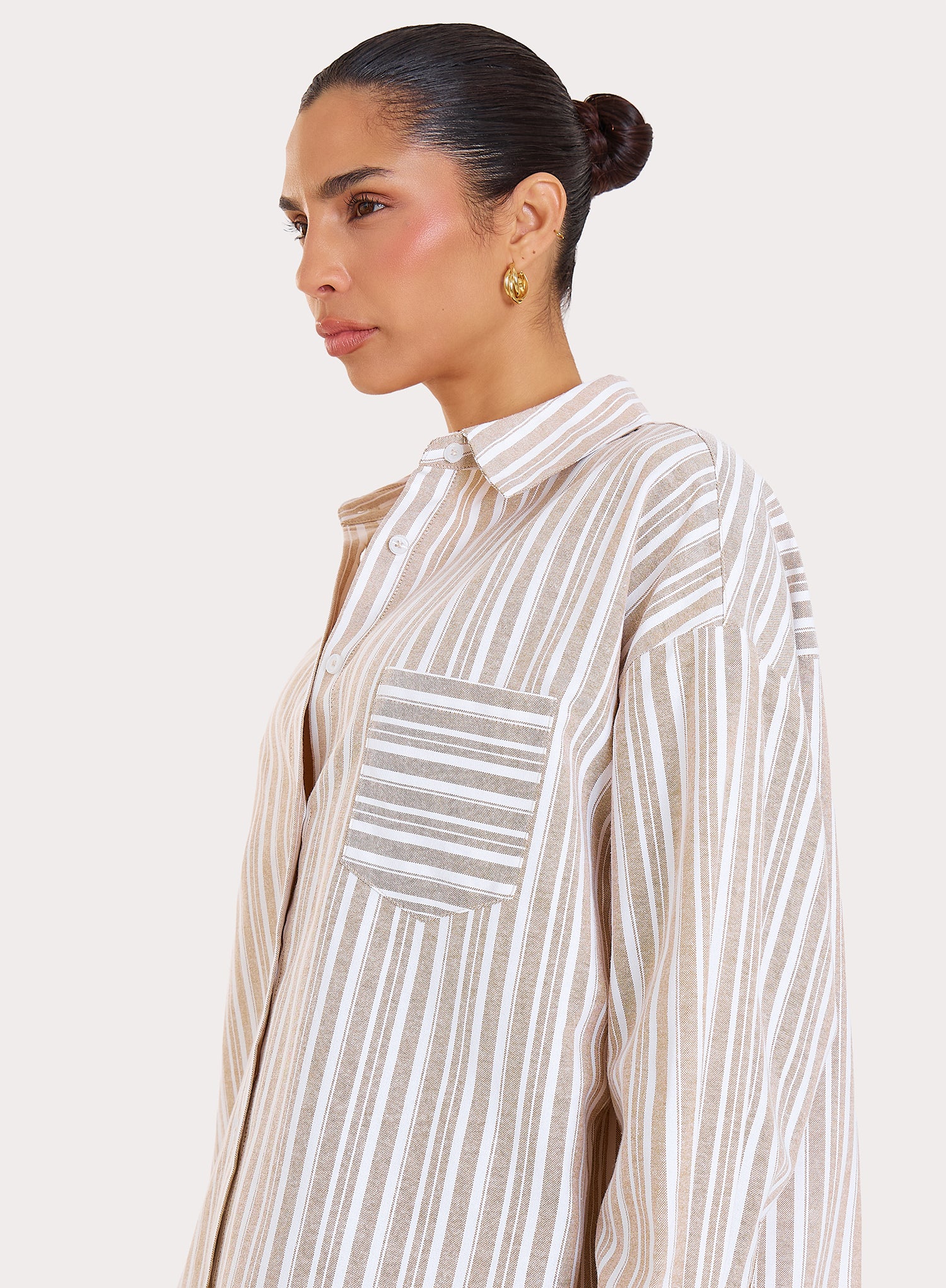 Stripe Oversized Shirt