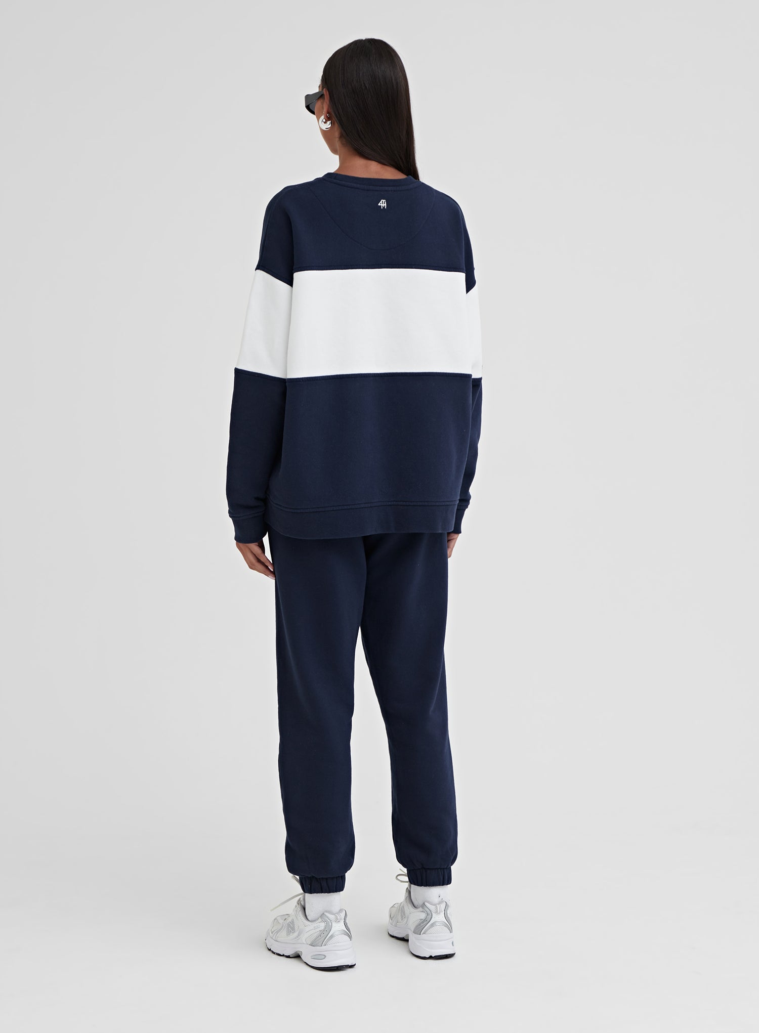 Navy Off Duty Oversized Sweatshirt – Parker