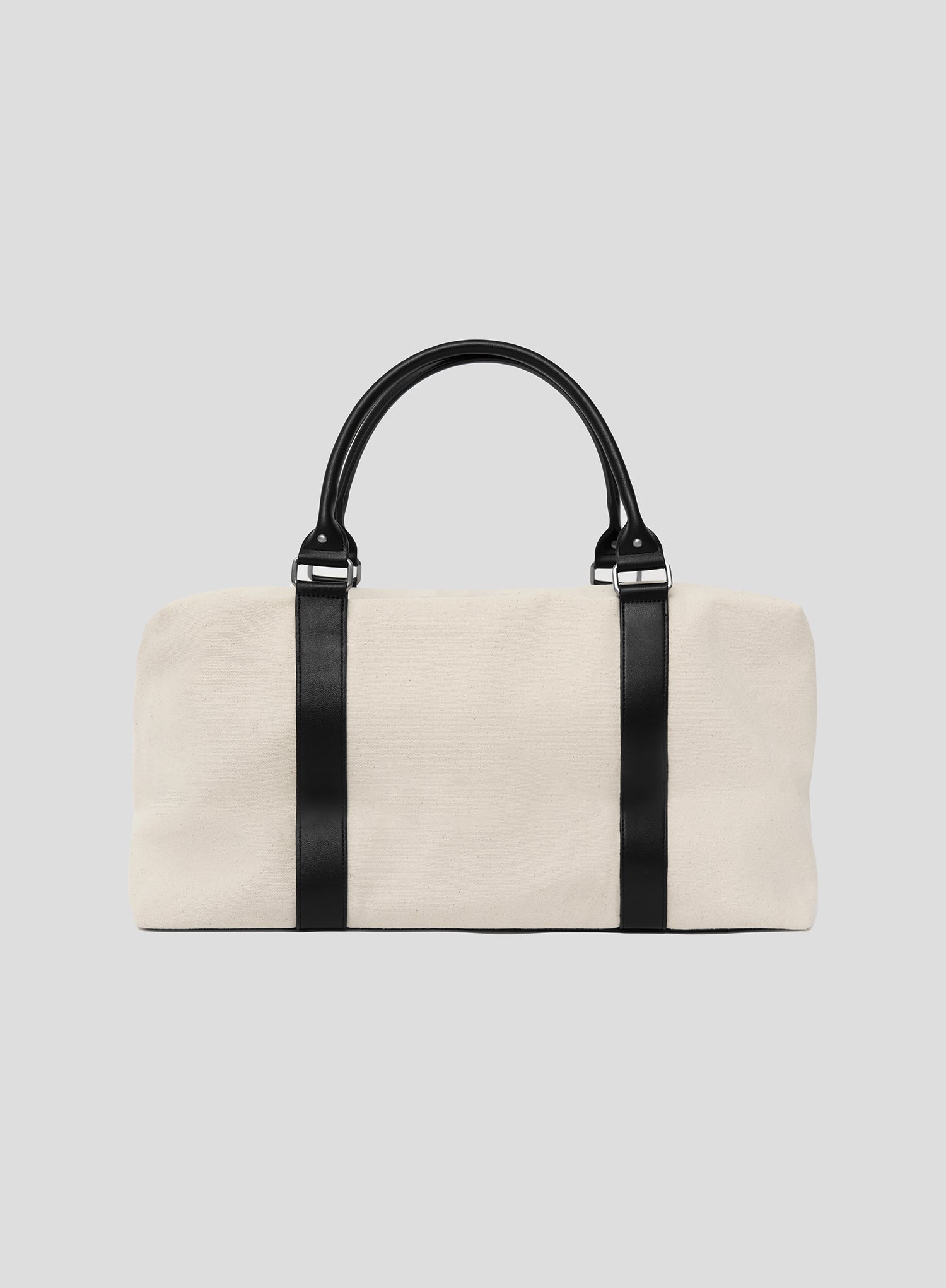 Beige Fourth Branded Weekend Duffle Bag- Alfie