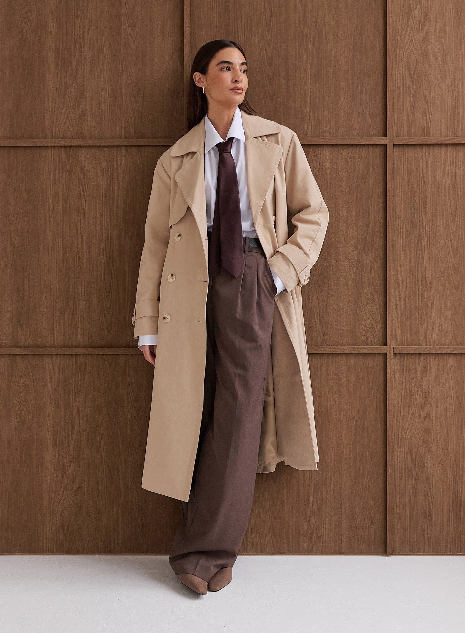 【美品】eaphi multi way volume trench coat Eaphi multi way volume trench coat