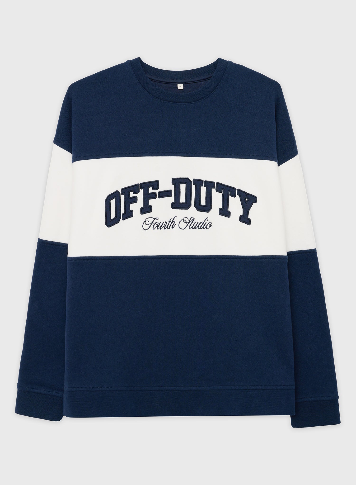 Navy Off Duty Oversized Sweatshirt – Parker