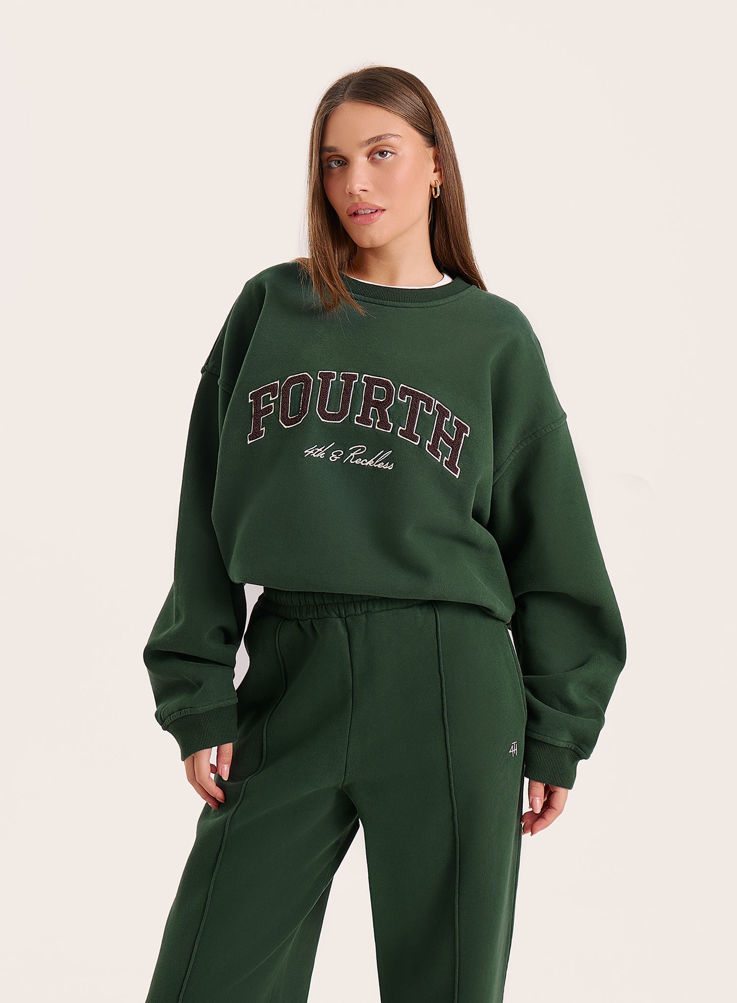 Green Fourth Branded Sweatshirt