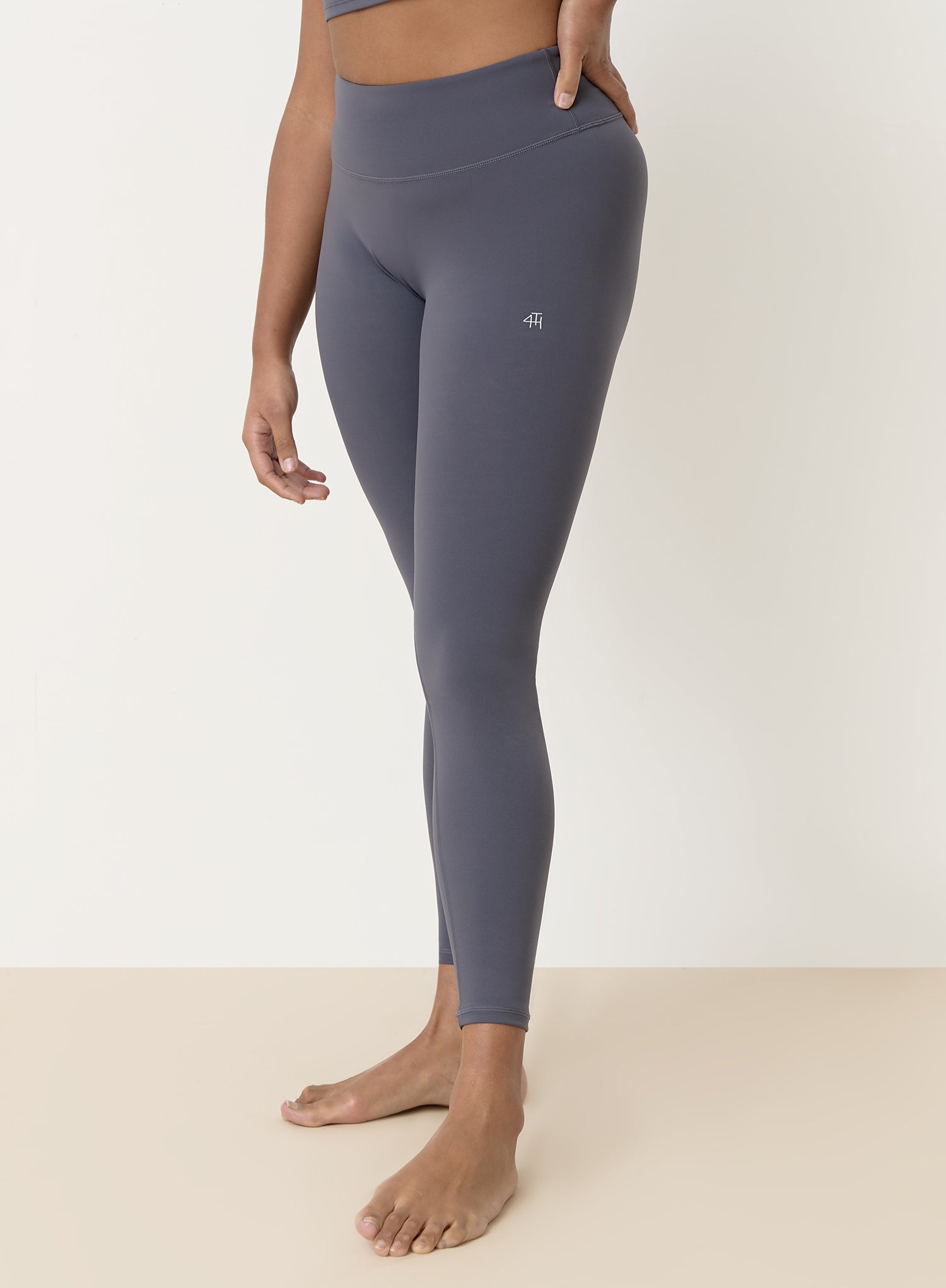 Slate Blue Fourth High Waisted Legging- Elessia