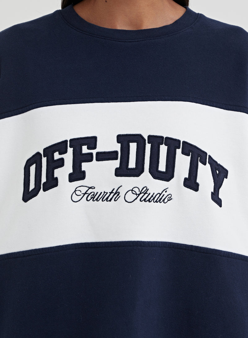 Navy Fourth Studio Off Duty Sweatshirt – Parker