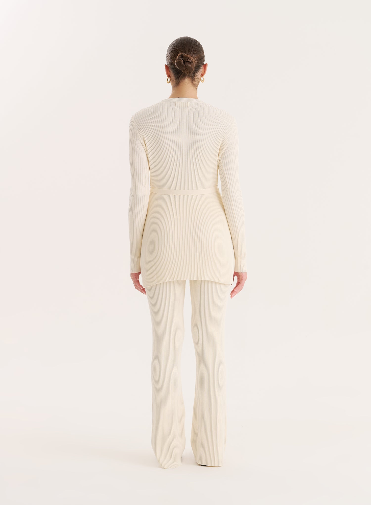 Cream Knitted Trouser