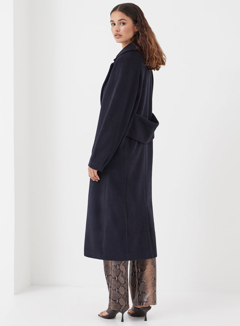 Betty Longline Coat Navy - 6 - 4th&Reckless